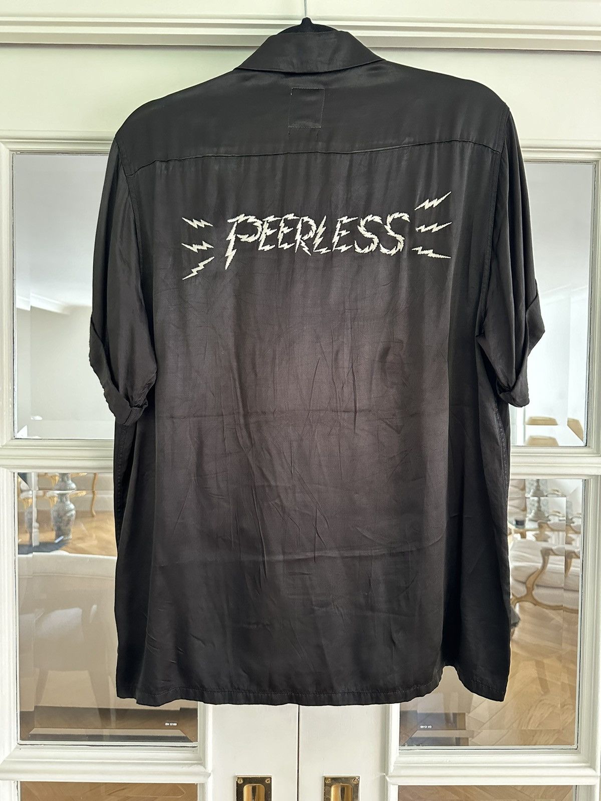 Visvim Rare Visvim Black Silk Fil / Peerless SS shirt Size US M / EU 48-50 / 2 - 5 Thumbnail