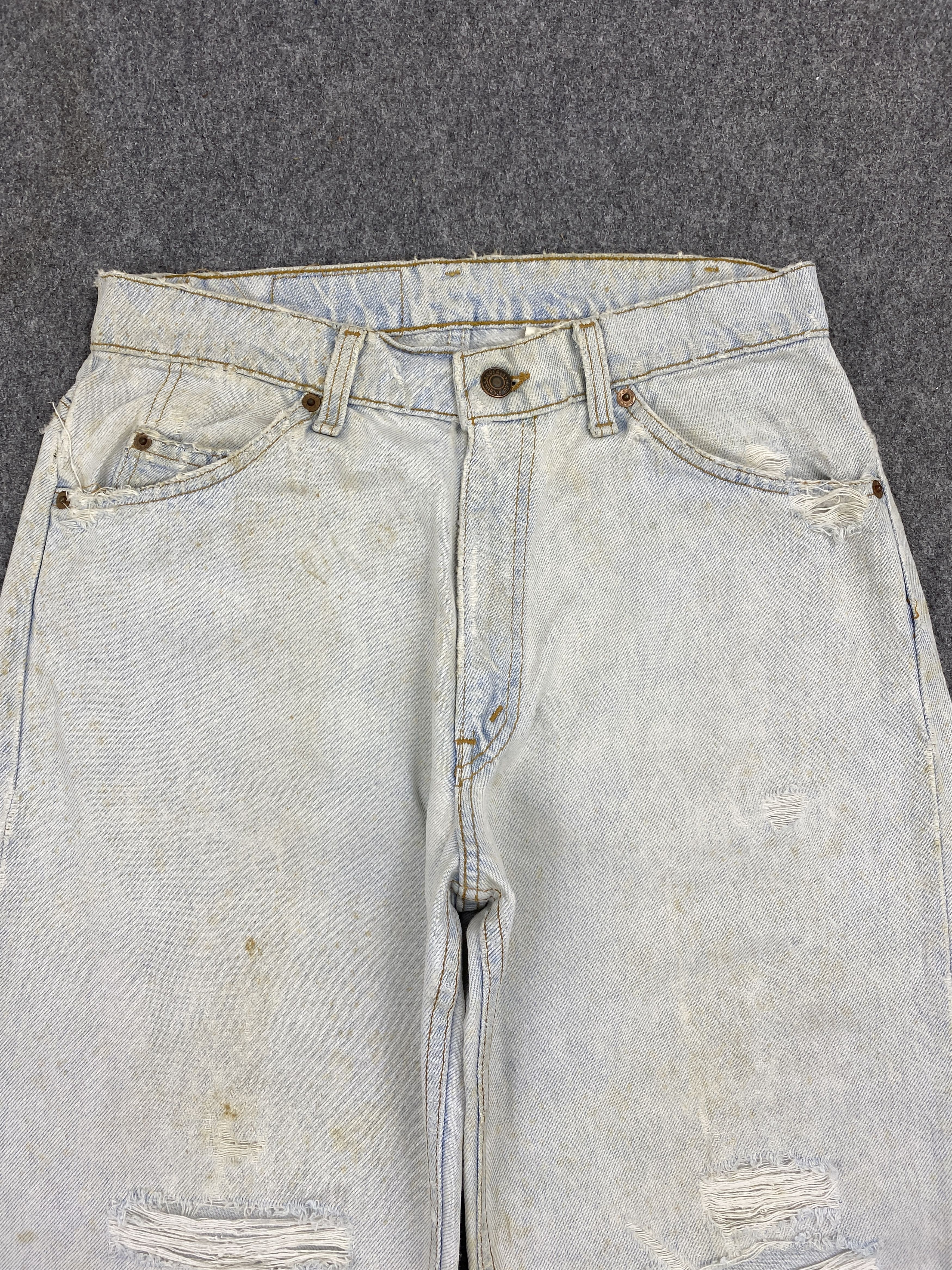 Levi's × Vintage Light Washed Vintage 90s Levis 560 Orange Tabs Jeans Size US 29 - 2 Thumbnail