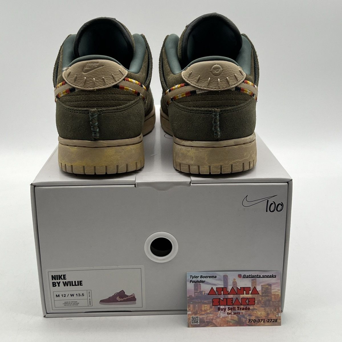 Nike Nike Id Olive Nike Id By You Size US 12 / EU 45 - 3 Thumbnail