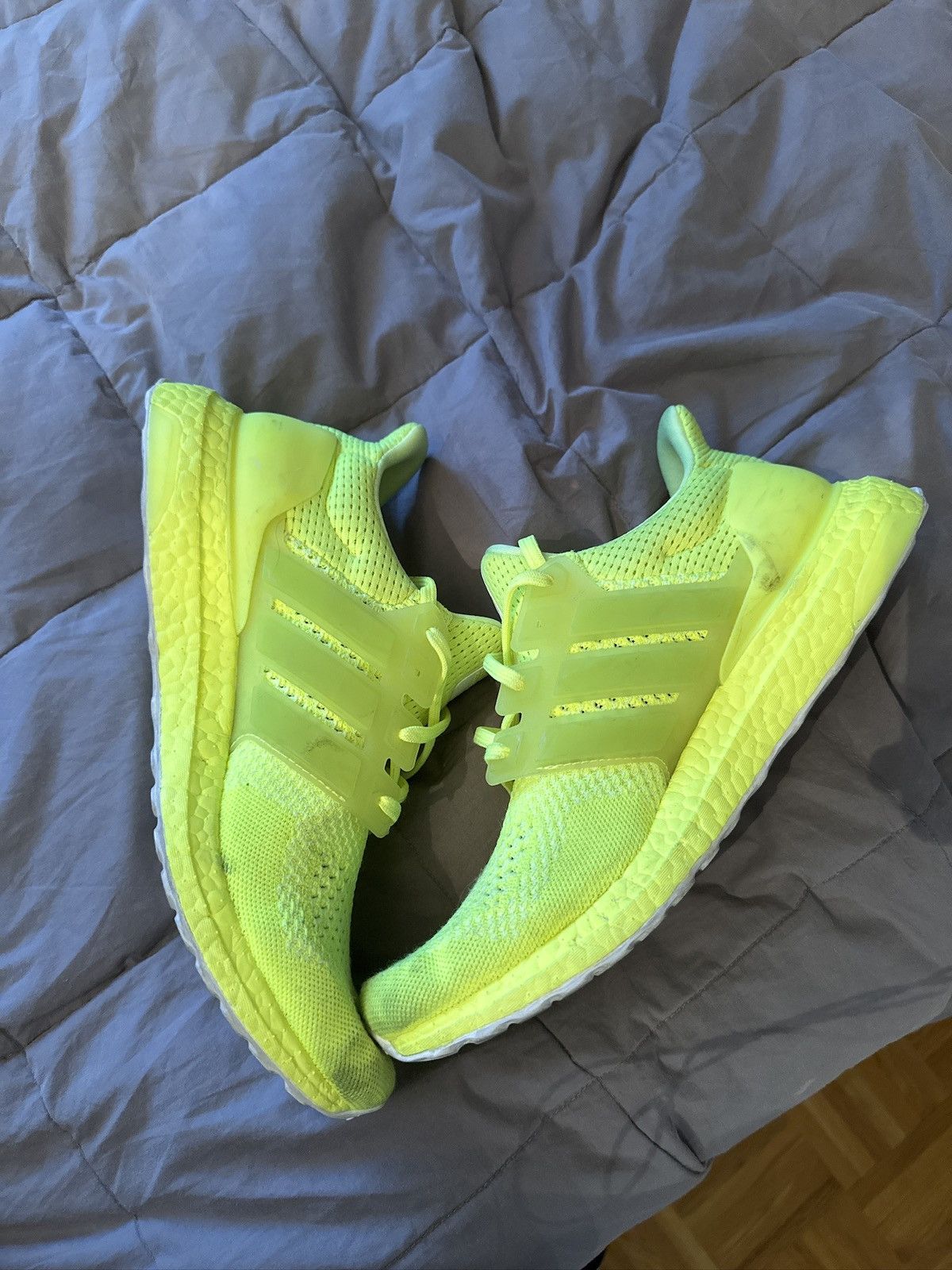 Adidas Adidas Ultra Boost 1.0 DNA neon yellow Size US 10 / EU 43 - 4 Thumbnail