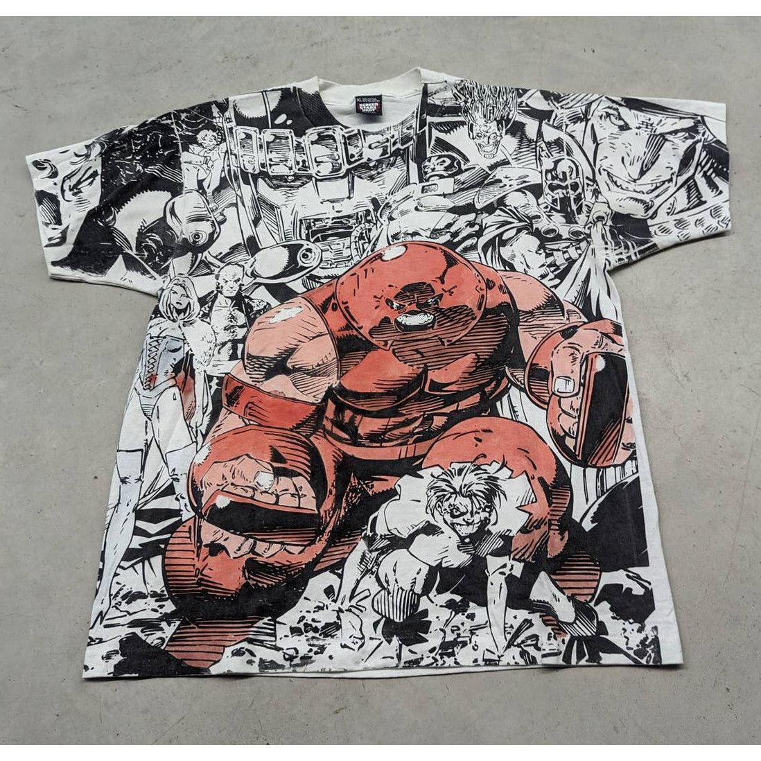 Marvel Comics × Vintage 1 of 1 "The Brotherhood" X-Men test all over print t-shirt Size US XL / EU 56 / 4 - 1 Thumbnail