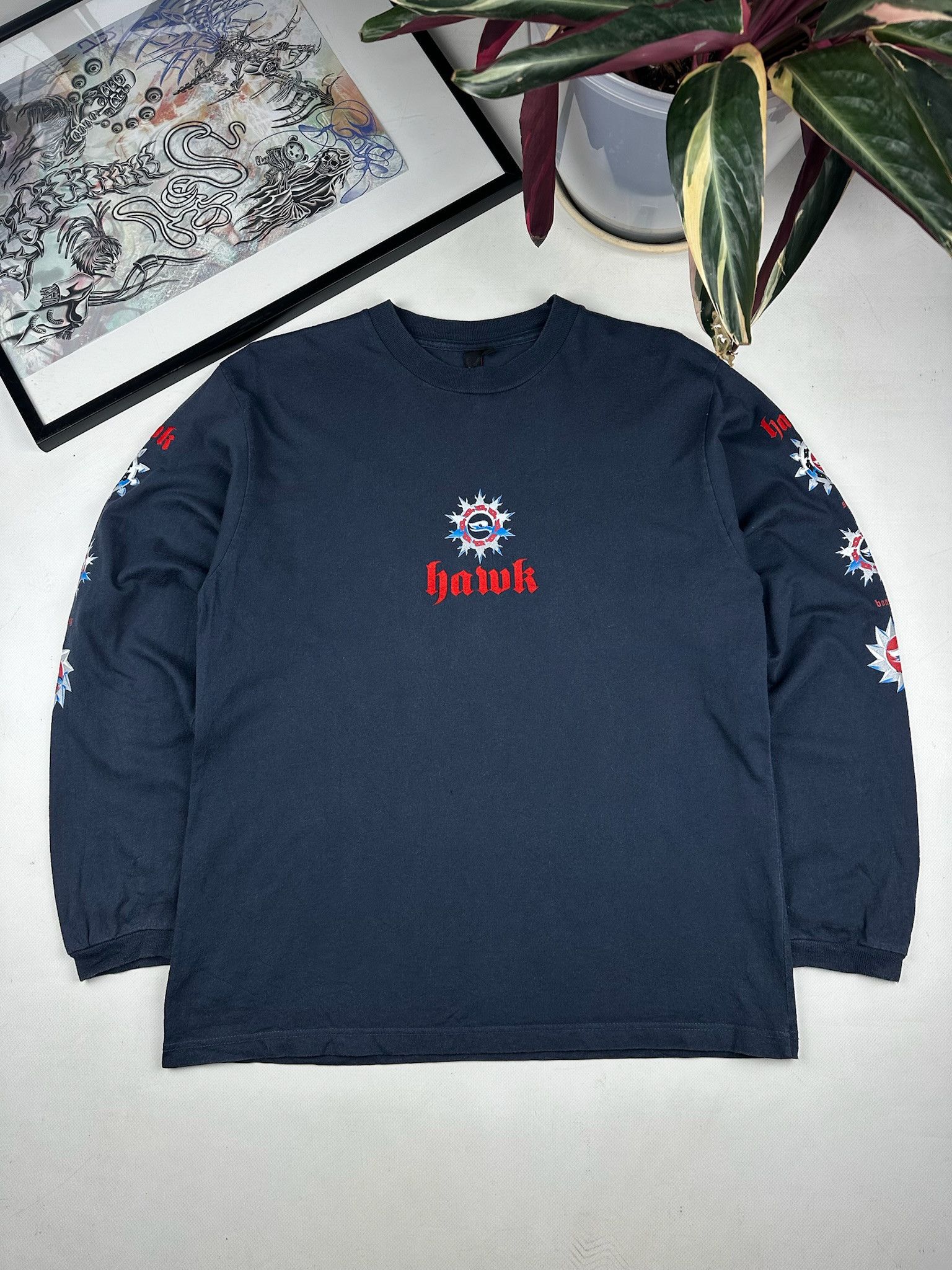Hook-Ups Tony hawk Skateboards Vintage Skate Longsleeve blind Size US M / EU 48-50 / 2 - 1 Thumbnail