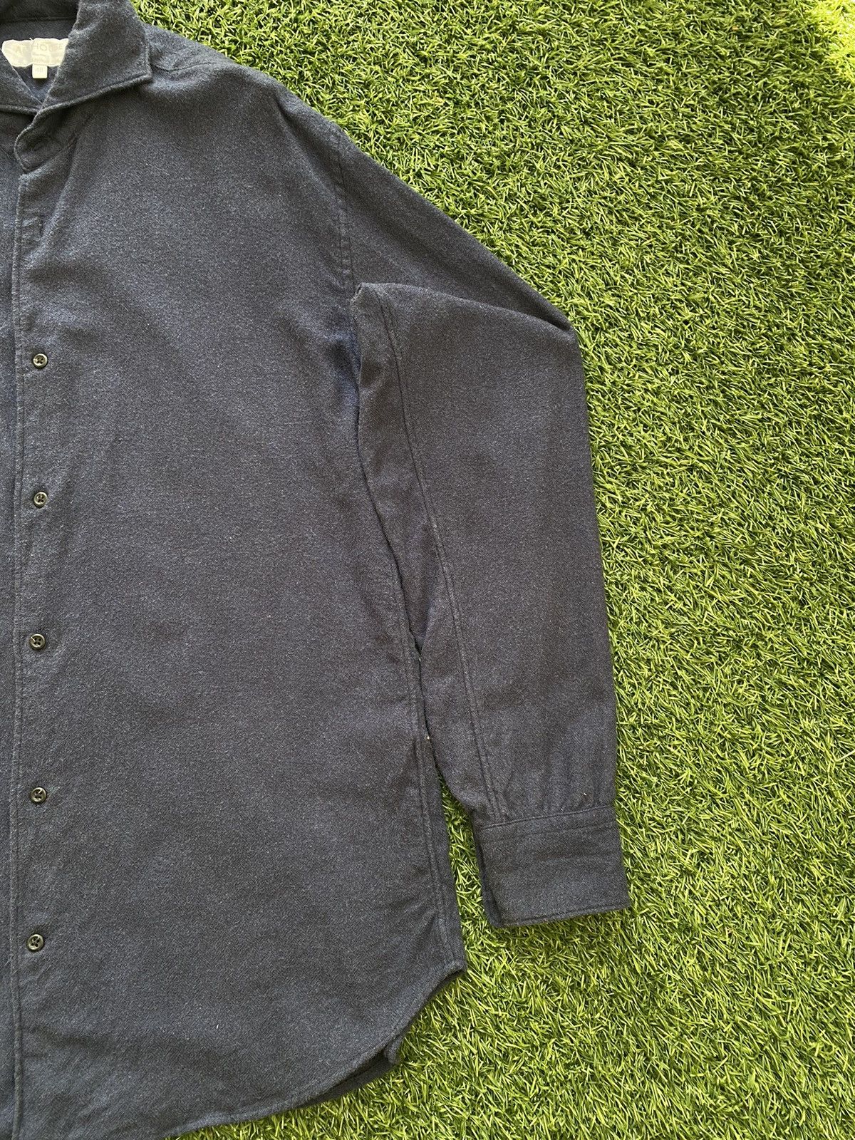 ABAHOUSE ABAHOUSE Blue Wool Shirts Size US M / EU 48-50 / 2 - 8 Thumbnail