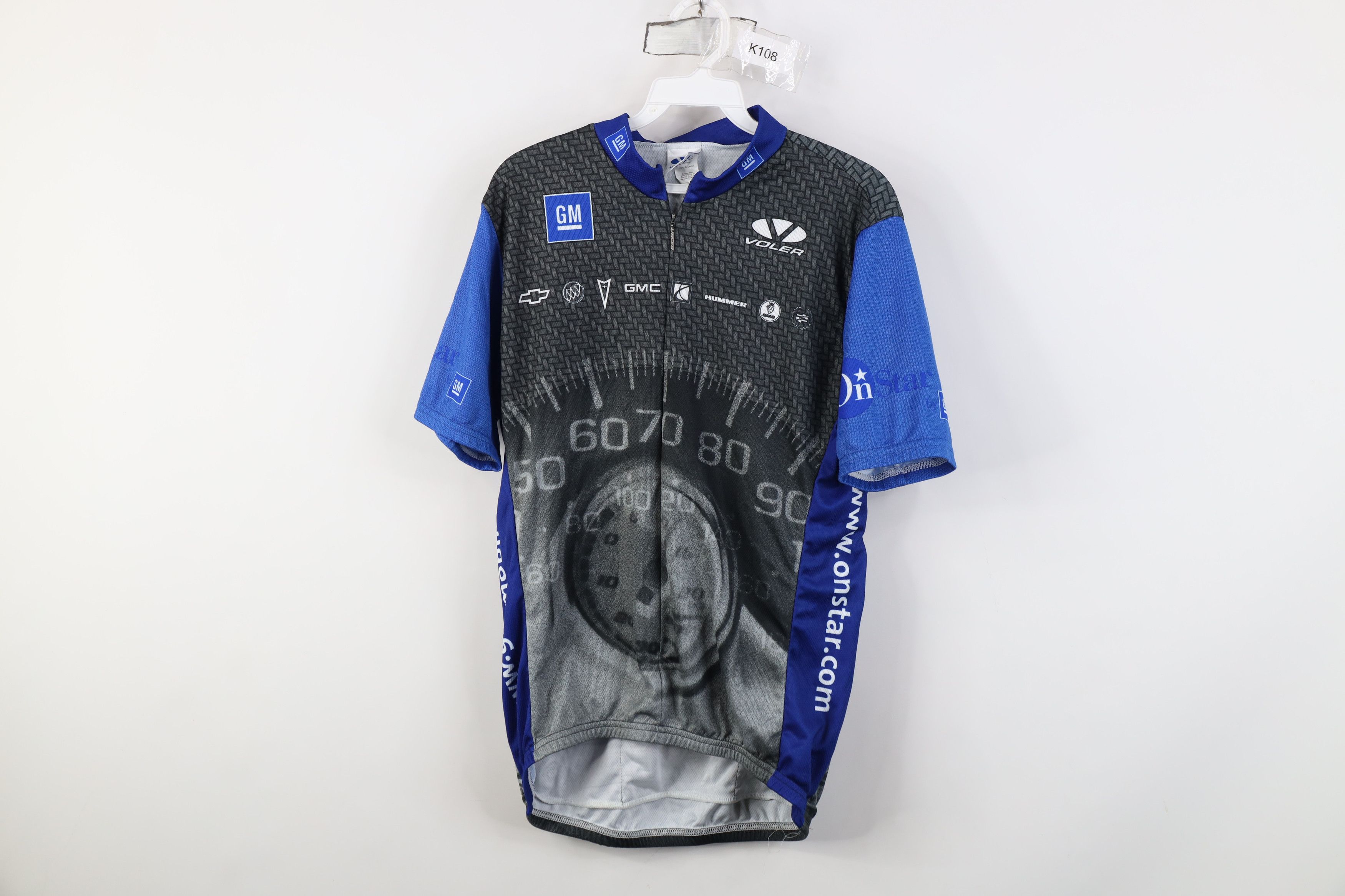Vintage Vintage GM General Motors On Star Bicycle Cycling Jersey USA Size US L / EU 52-54 / 3 - 1 Thumbnail