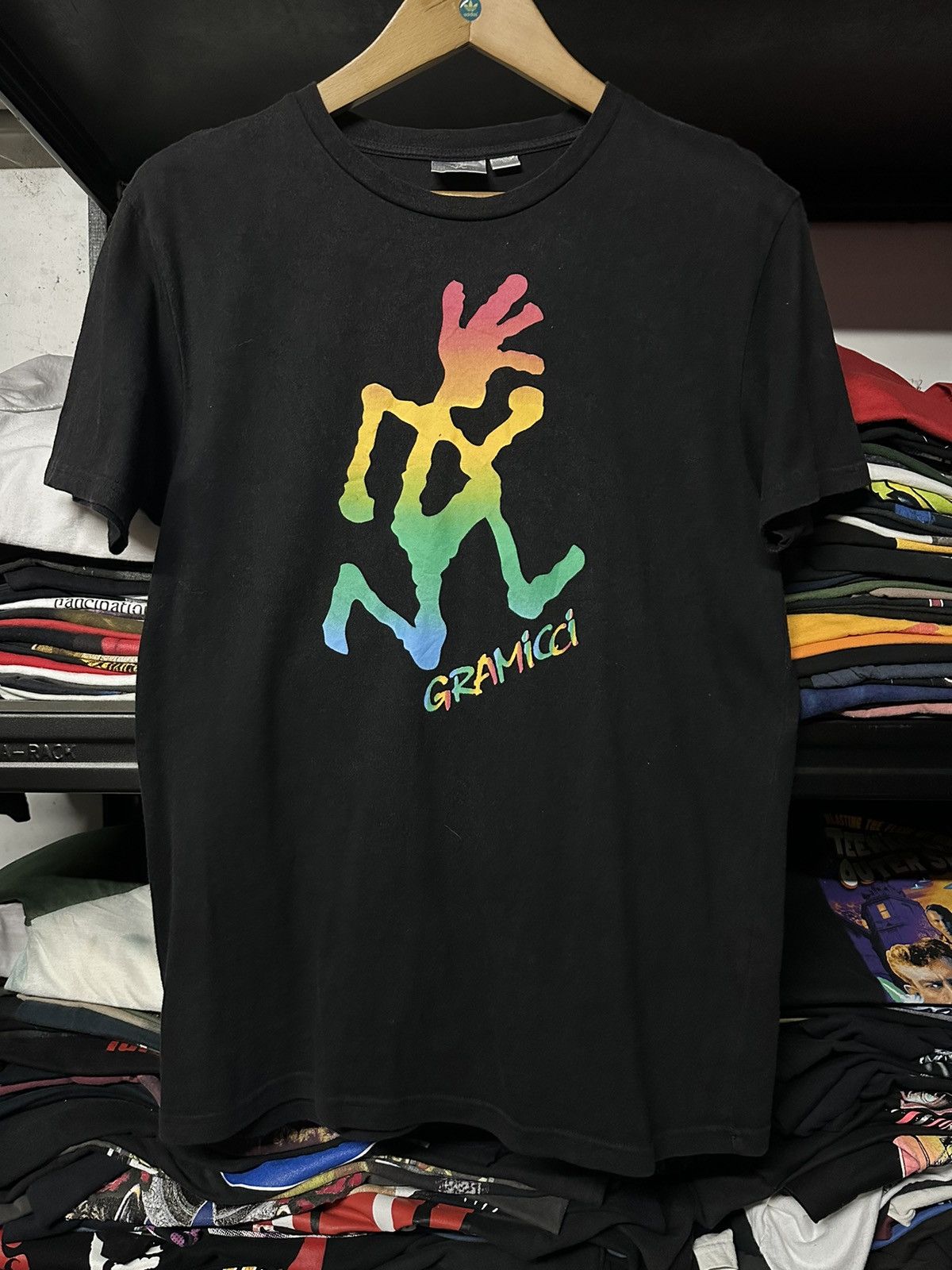 Gramicci × Vintage Vintage Gramicci Outdoor Raibow Faded Tee Size US M / EU 48-50 / 2 - 1 Thumbnail