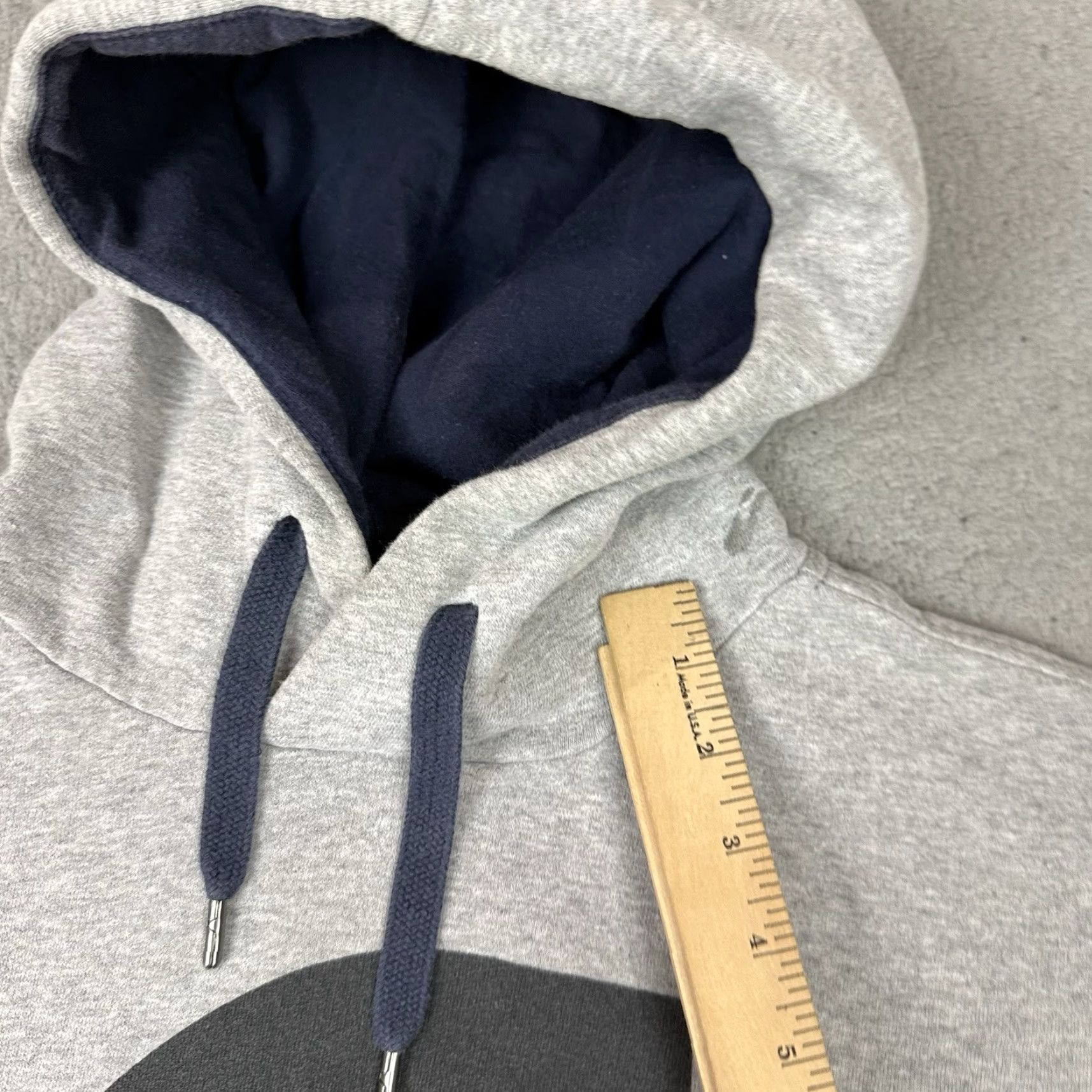 The North Face VINTAGE The North Face Sweatshirt Mens XL Gray Heavy Spell Out Logo Pullover Outdoor TNF Hoodie Size US XL / EU 56 / 4 - 7 Thumbnail
