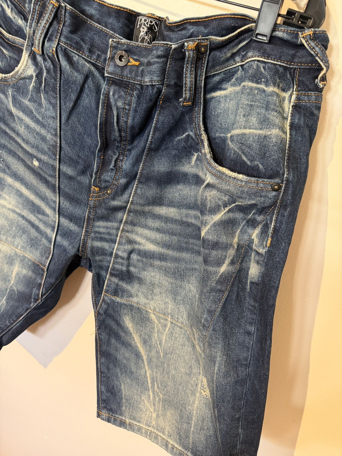 Prps Prps Washed Denim Shorts Size US 36 / EU 52 - 4 Thumbnail