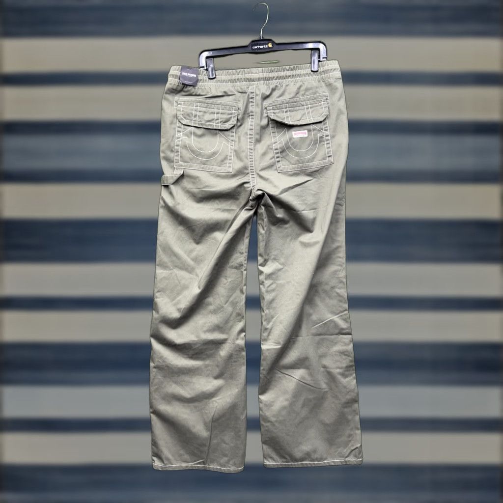 True Religion True Religion Carpenter Jeans Mens 32 Green Relaxed Baggy NWT Size US 32 / EU 48 - 1 Thumbnail