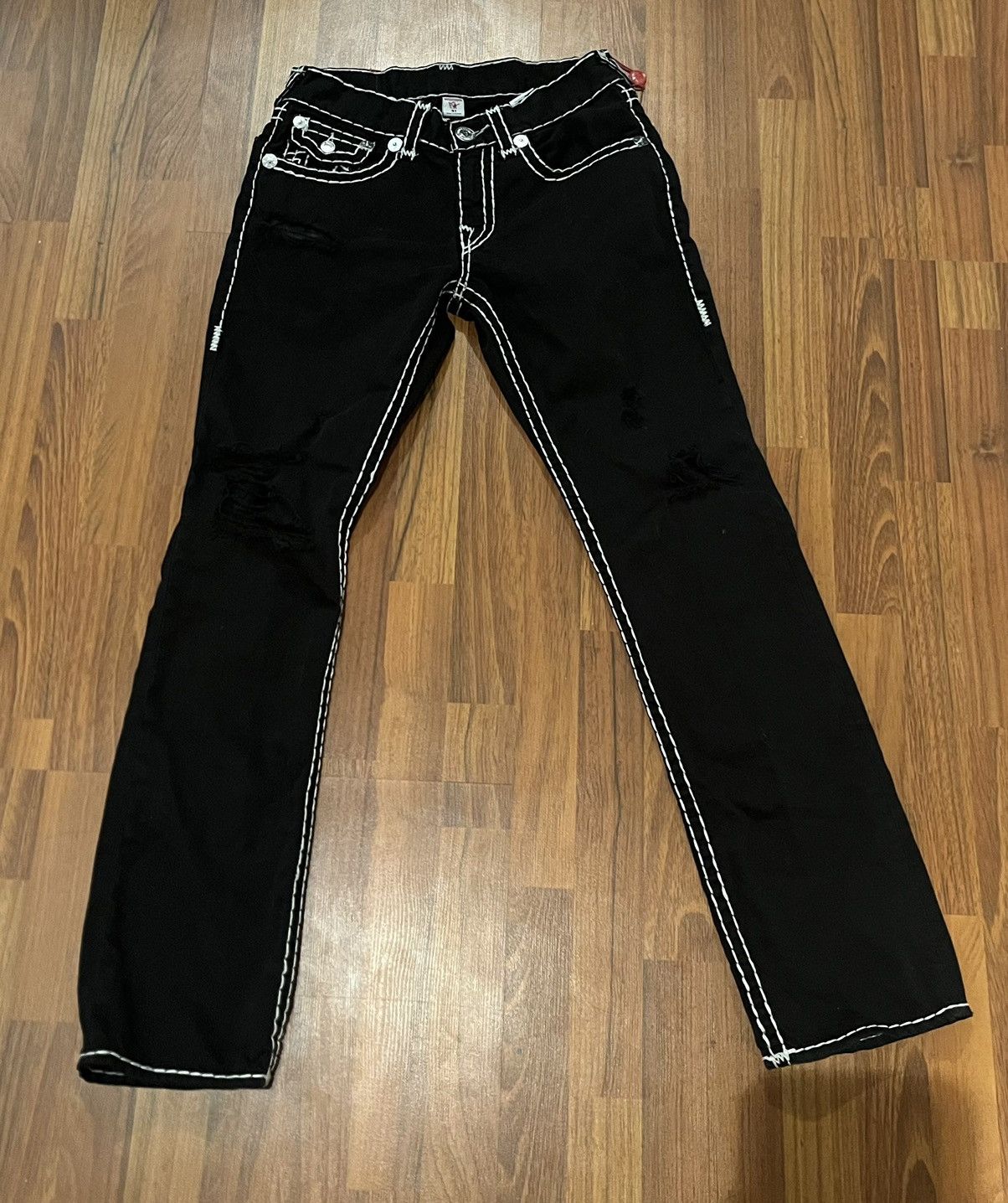 Image of Black And White True Religion Denim, Men's (Size 31)