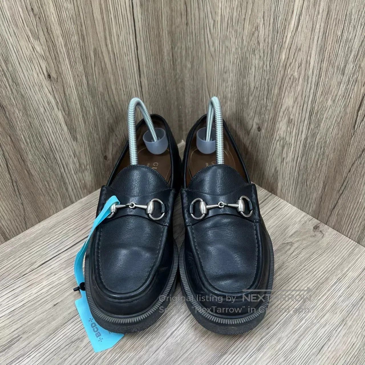Gucci Gucci Black Horsebit Leather Loafers. Size US 6.5 / EU 39-40 - 1 Thumbnail