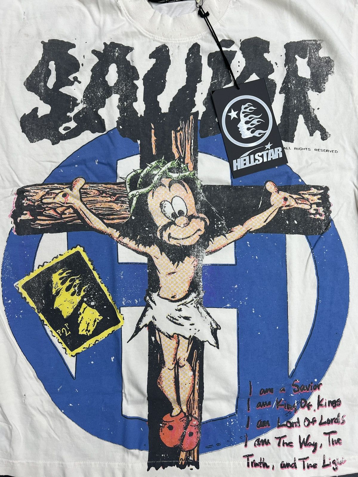 HELLSTAR Hellstar Cartoon Savior T-Shirt Size US S / EU 44-46 / 1 - 2 Thumbnail