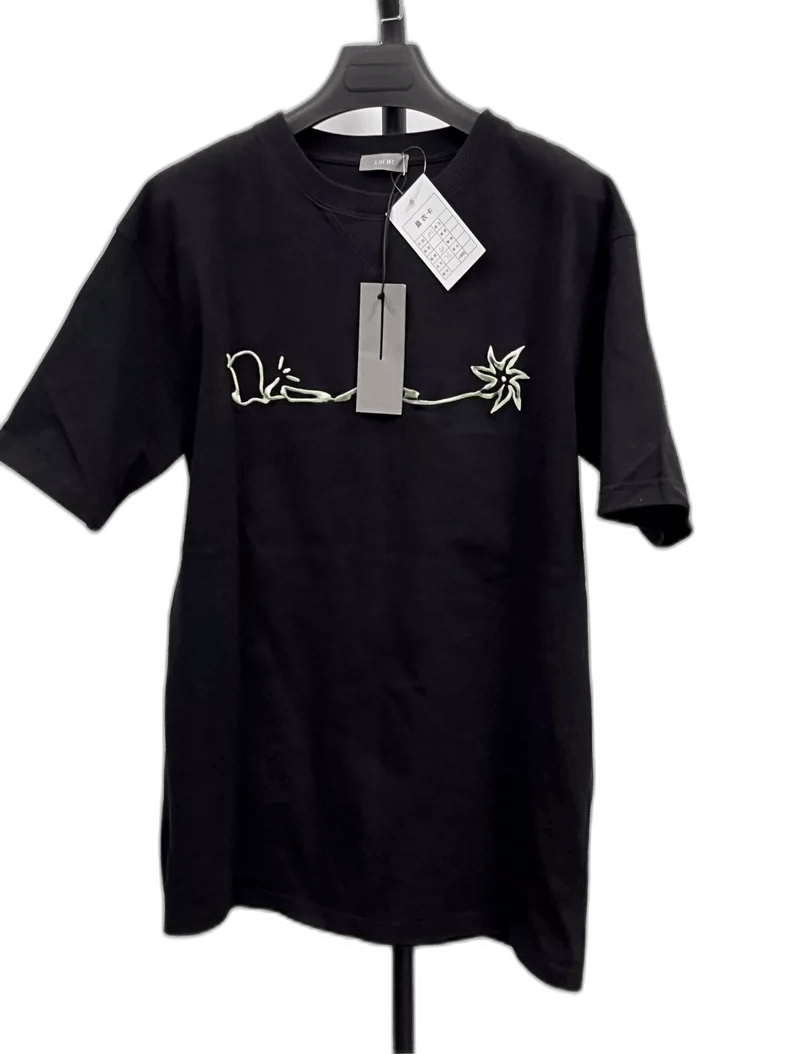 Dior DIOR Travis Scott Black Short Sleeve Shirt-2506 Size US M / EU 48-50 / 2 - 1 Thumbnail
