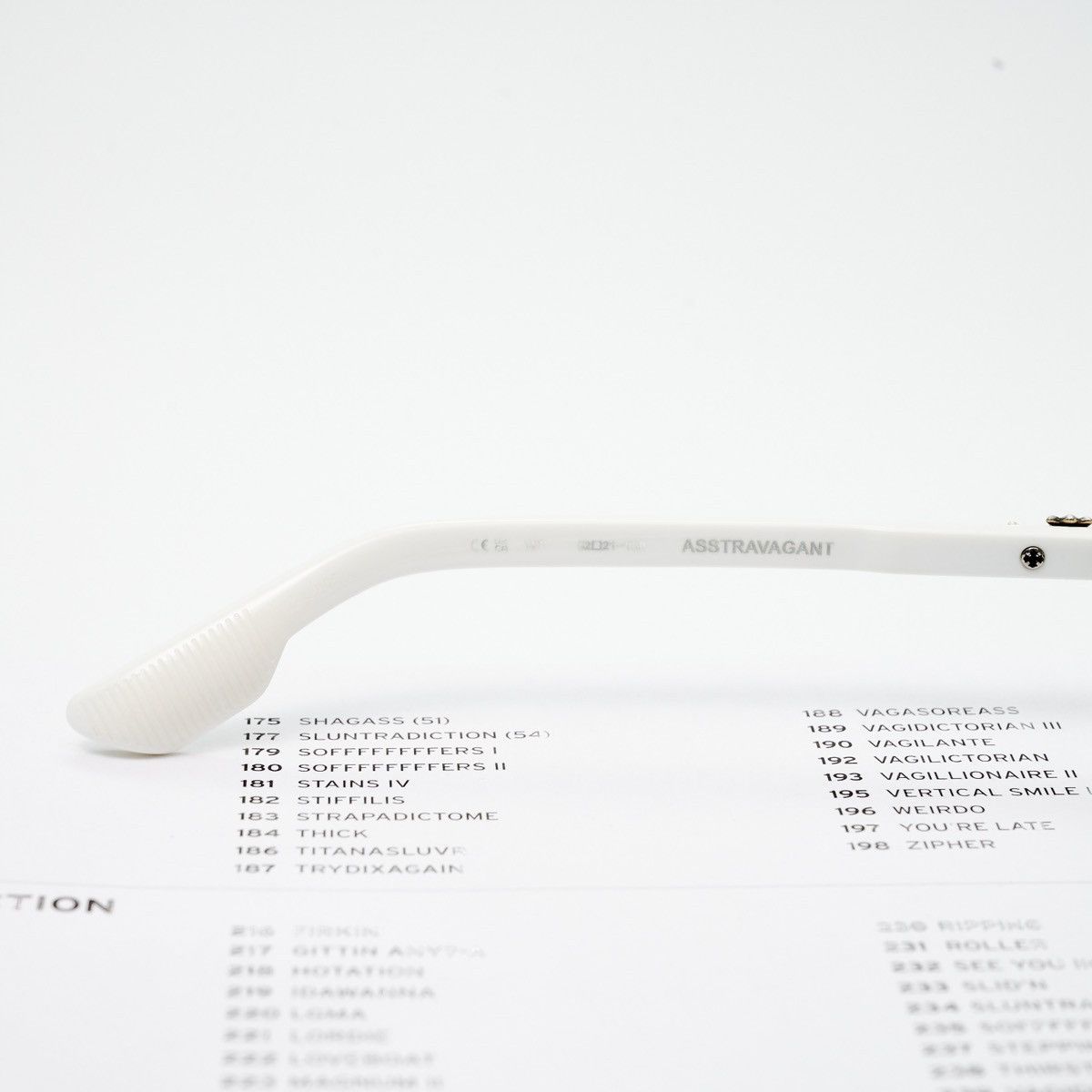 Chrome Hearts CHROME HEARTS ASSTRAVAGANT WHITE SUNGLASSES Size ONE SIZE - 5 Thumbnail