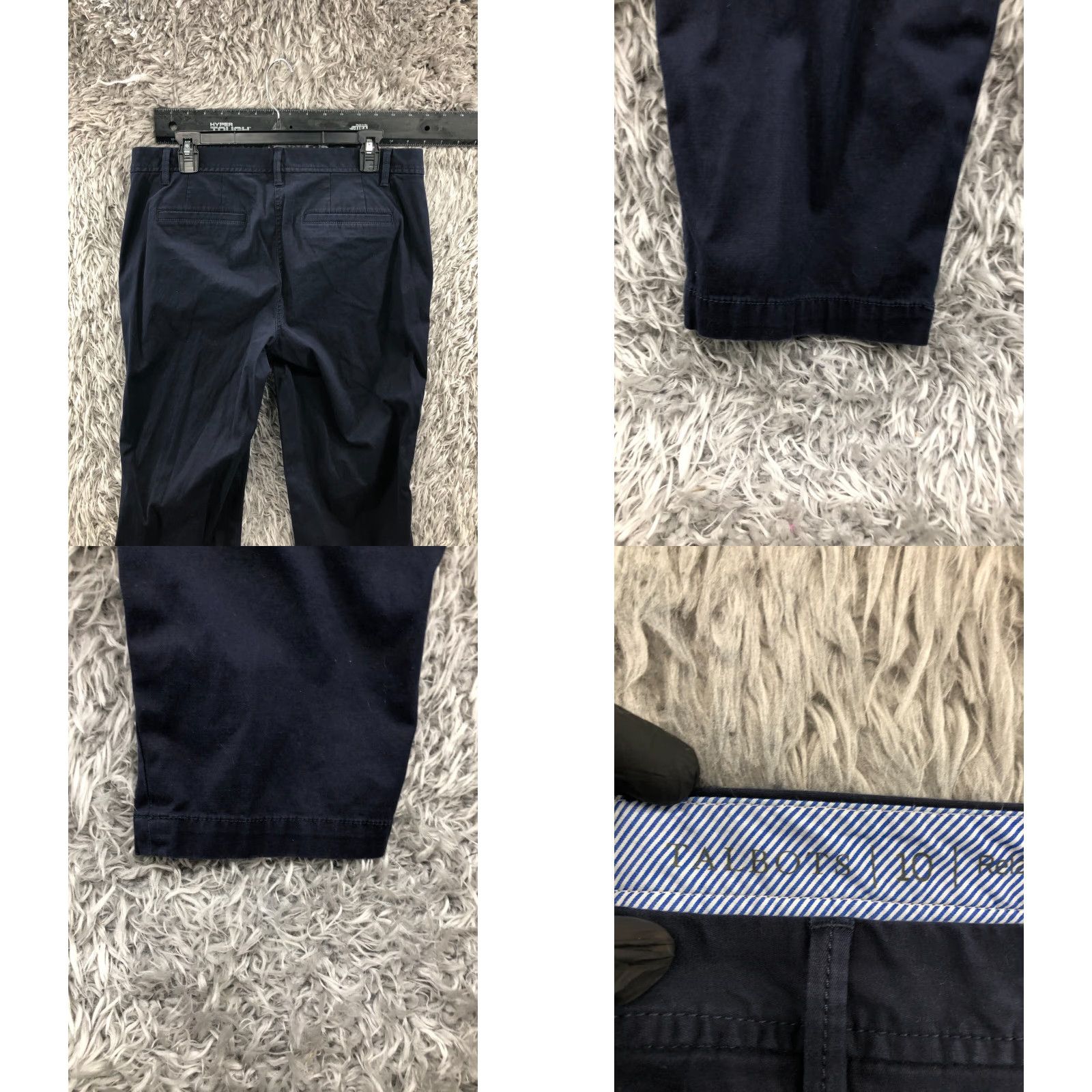 Talbots Talbots Chino Pants Women 10 Relaxed Blue Pant Size 10 Inseam 30 Dark Wash Pockets Stretch Front Flat Front Vintage No 32 Waist Women's Classic Modern Size 32" / US 10 / IT 46 - 9 Thumbnail