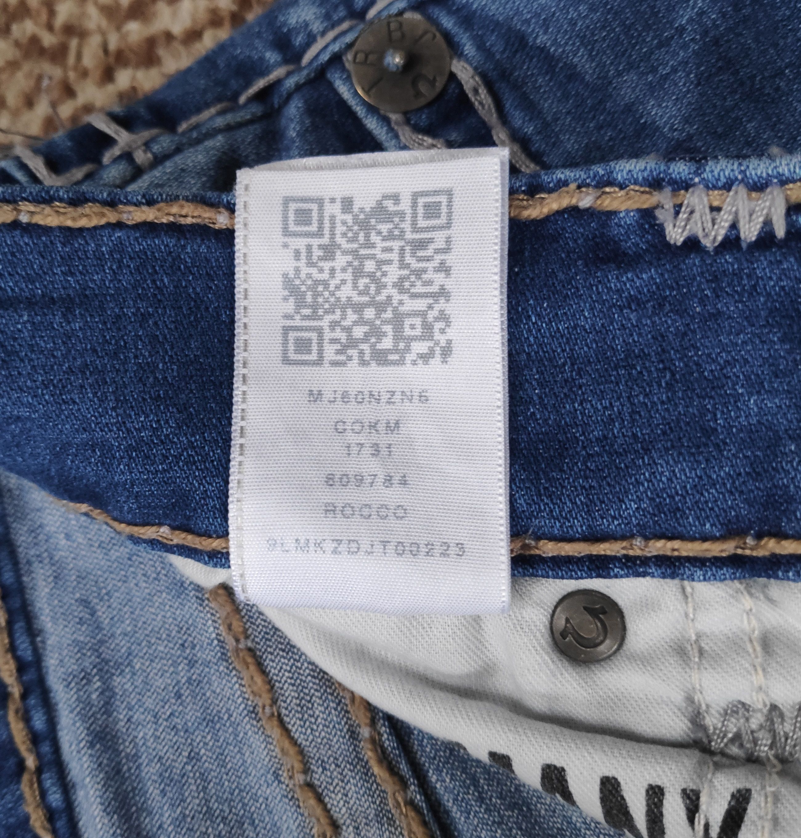 True Religion True Religion Rocco Relaxed Skinny Denim Jeans made in USA Size US 31 - 13 Thumbnail