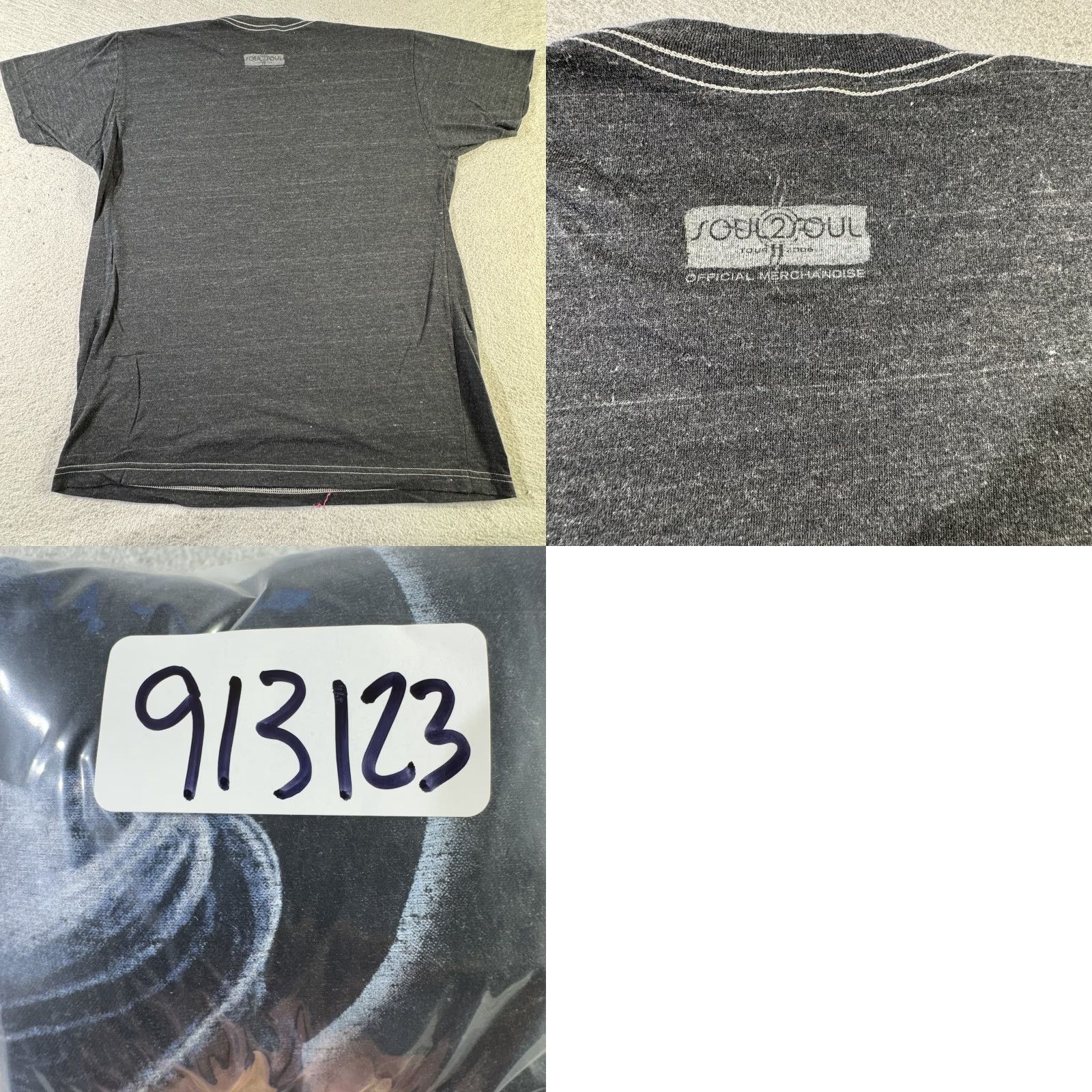 American Apparel VINTAGE Tim McGraw Faith Hill Shirt Mens Large Black Soul2Soul Tour 2000 Band Tee Size US L / EU 52-54 / 3 - 9 Thumbnail