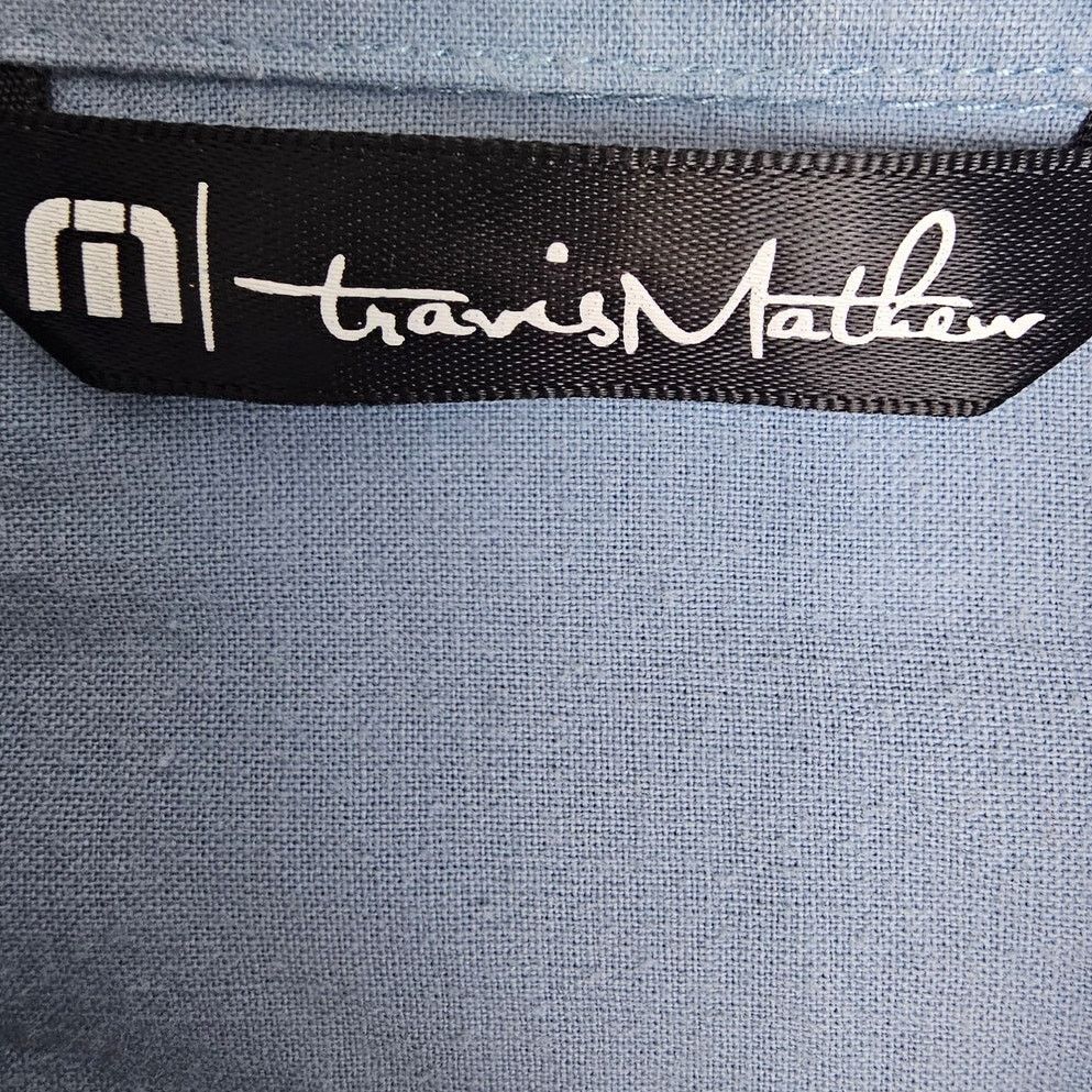 TravisMathew Travis Mathew Cloud Flannel Shirt M Faded Denim Minimalist Size US M / EU 48-50 / 2 - 7 Thumbnail