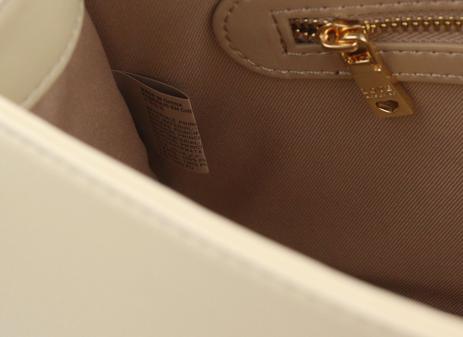 Love Moschino BORSA PU SOUL OS Beige Gold Tone Crossbody 87743 Size ONE SIZE - 10 Thumbnail