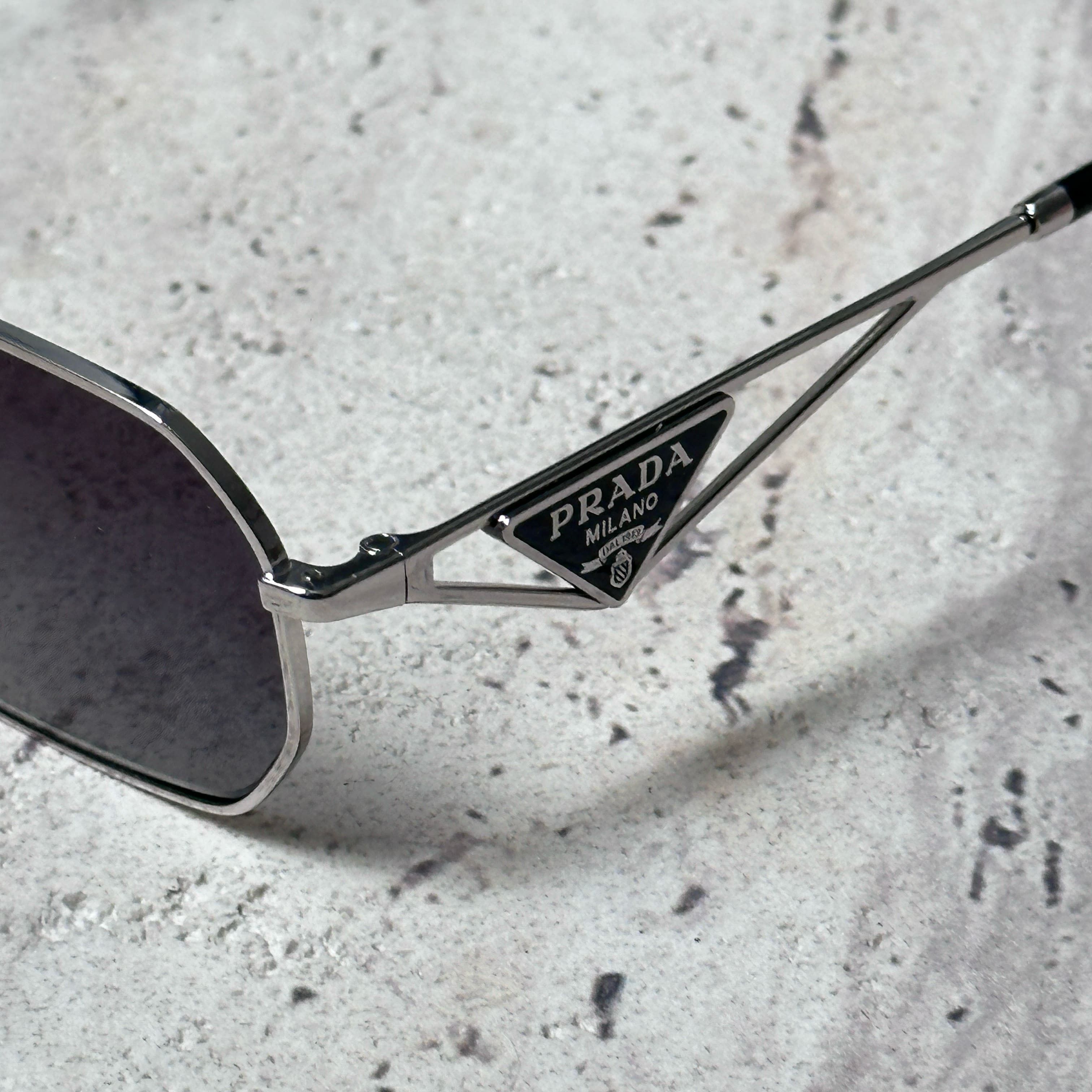 Prada PRADA 0PR A51S 1BC90A SUNGLASSES Size ONE SIZE - 7 Thumbnail