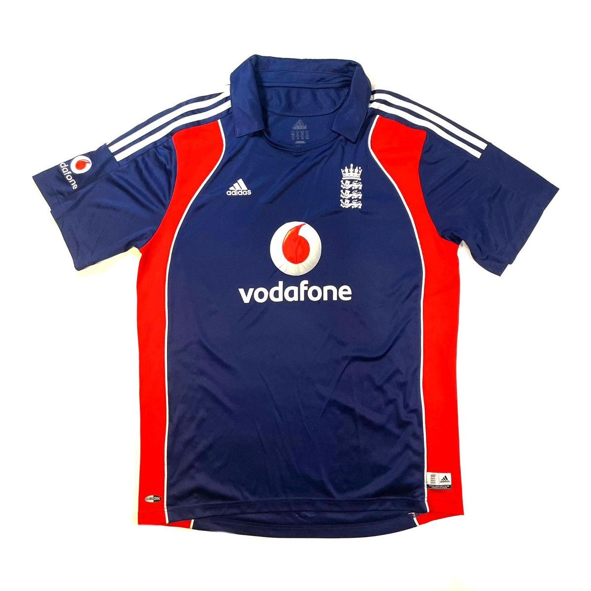 Adidas Navy and red Adidas England Polo Shirt tee jersey sport Size US XL / EU 56 / 4 - 1 Thumbnail