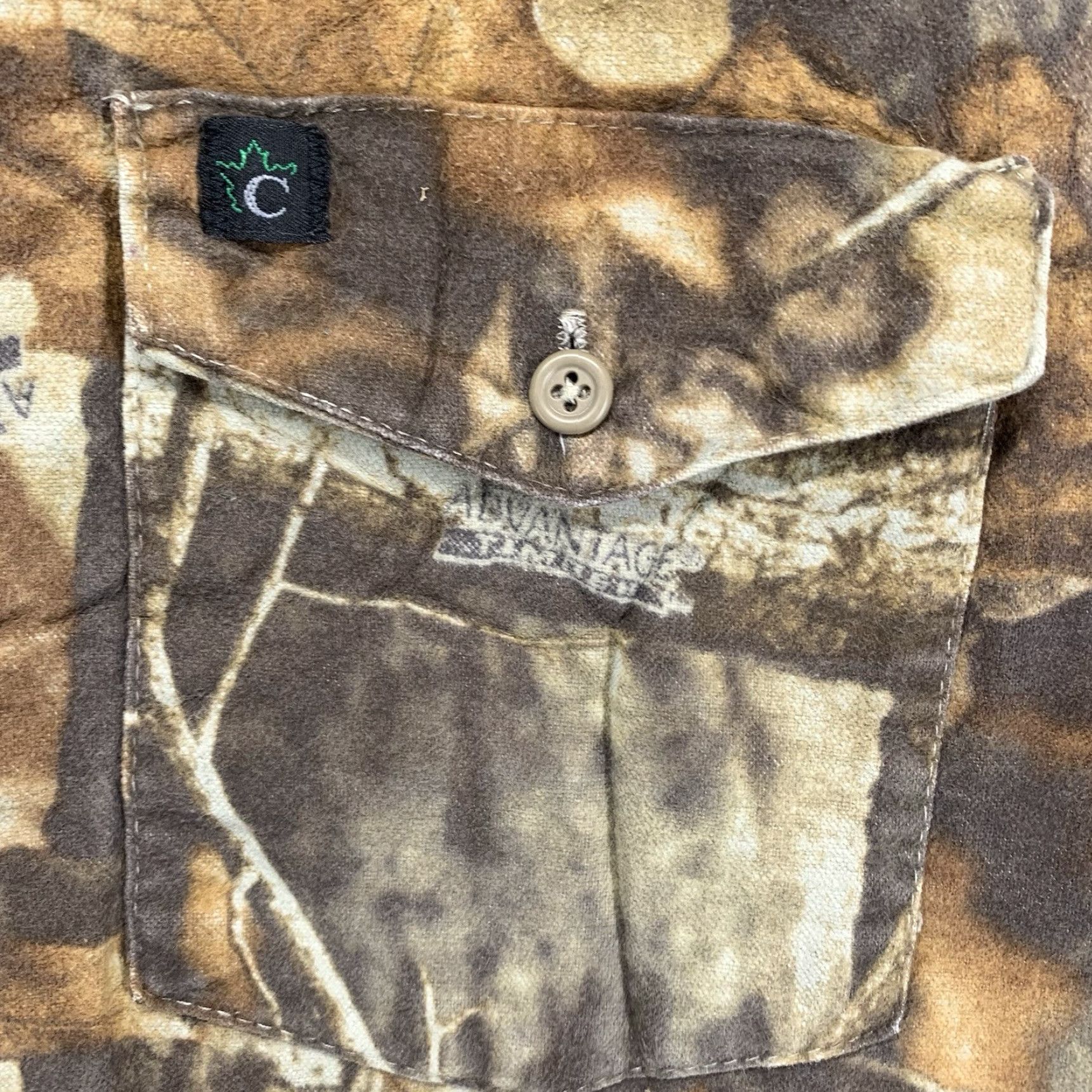 Vintage VINTAGE Codet Men’s Flannel Shirt Camouflage 90s Outdoor Long Sleeve Size Large Size US L / EU 52-54 / 3 - 3 Thumbnail