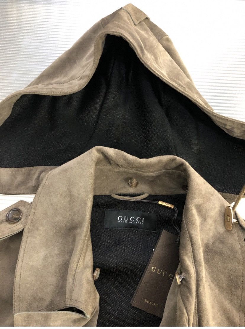 Gucci Gucci 🇮🇹 brown distressed suede oversized duster coat 44 NWT Size US S / EU 44-46 / 1 - 7 Thumbnail