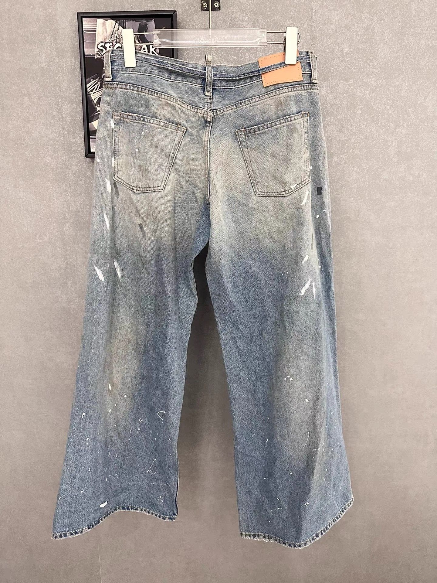 Acne Studios Acne Studios SS24 Splatter Dyed Jeans K34 Size 25" / US 0 / IT 36 - 2 Thumbnail