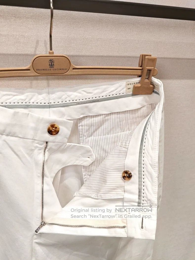 Brunello Cucinelli Brunello Cucinelli White shorts Size US 36 / EU 52 - 6 Thumbnail