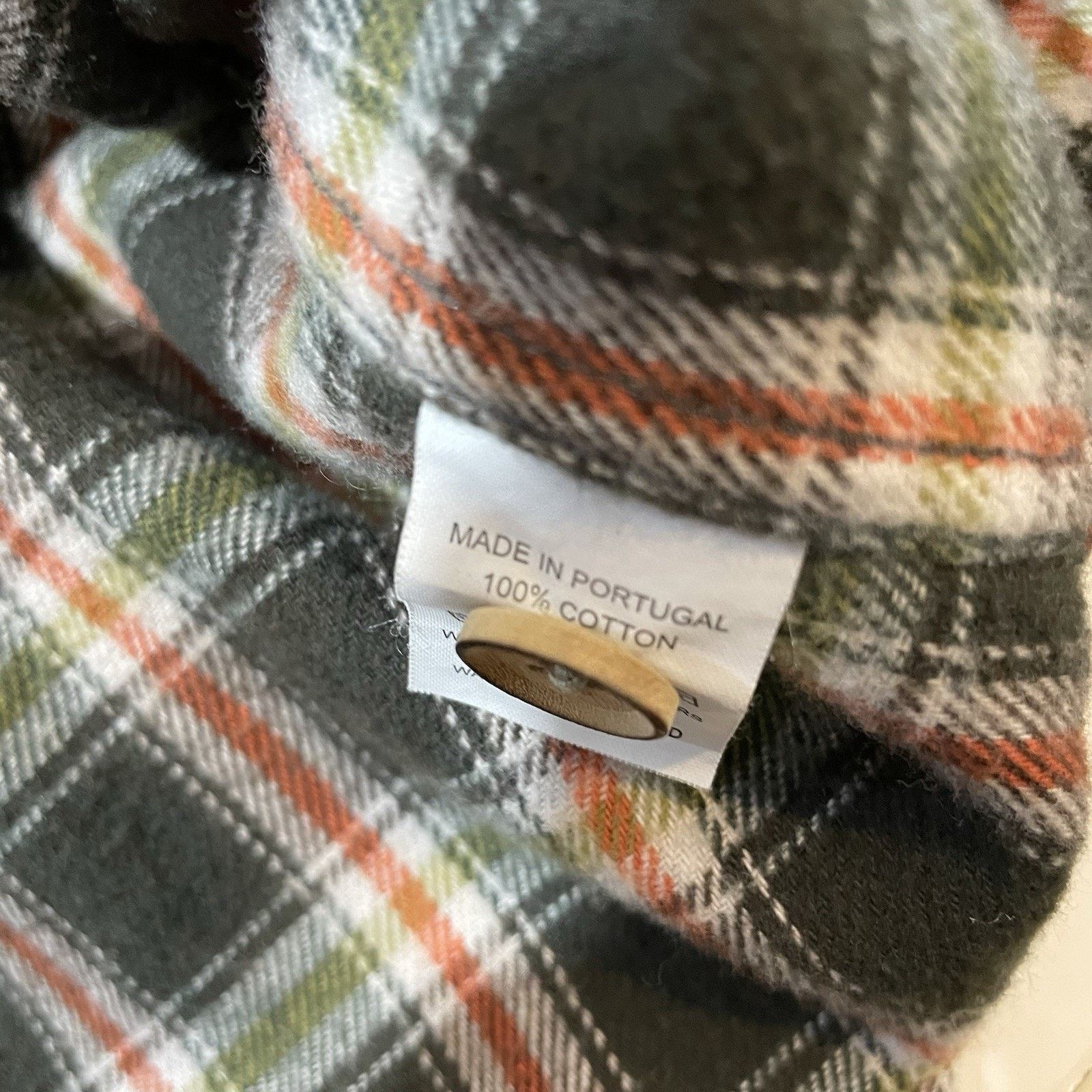 J. Peterman J. PETERMAN Co. Henley Poet Shirt Banded Collarless Plaid M Size US M / EU 48-50 / 2 - 7 Thumbnail