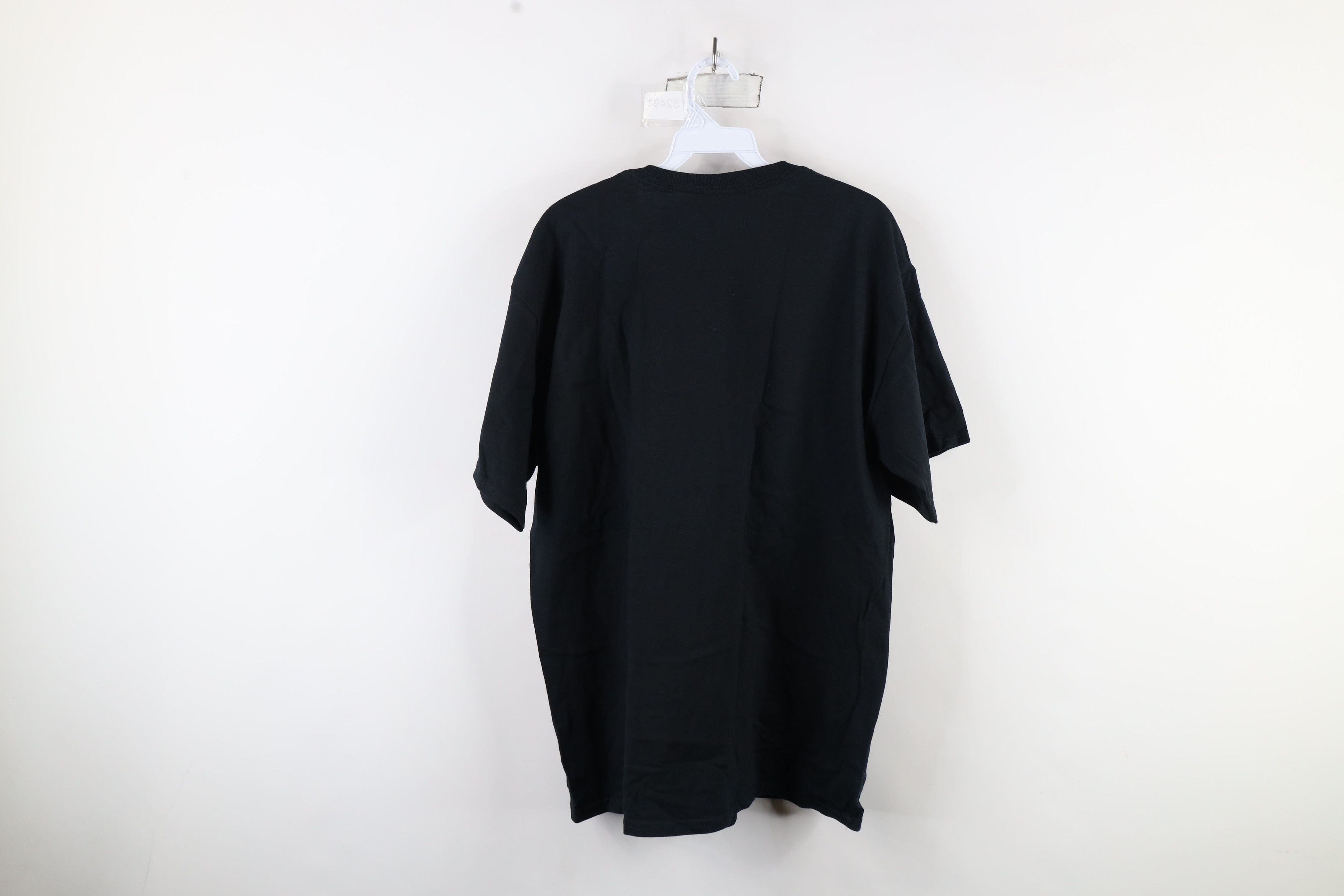 Vintage Vintage 90s Streetwear Heavyweight Cotton T-Shirt Black Size US L / EU 52-54 / 3 - 8 Thumbnail