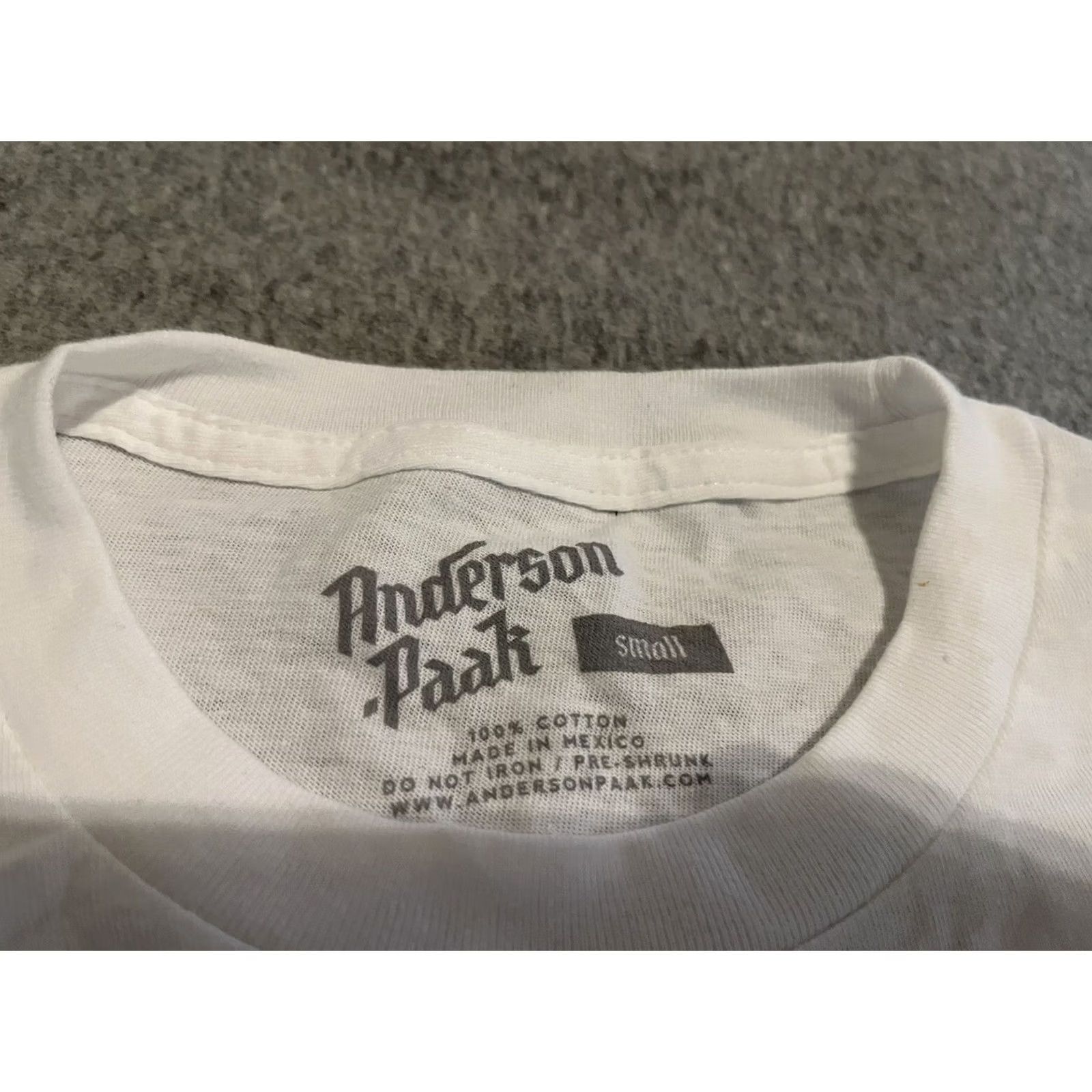 Vintage Anderson Paak White Tee Shirt Andy's Beach Club 2019 World Tour Size Small Mens T-Shirt White 2019 World Tour Size US S / EU 44-46 / 1 - 2 Thumbnail