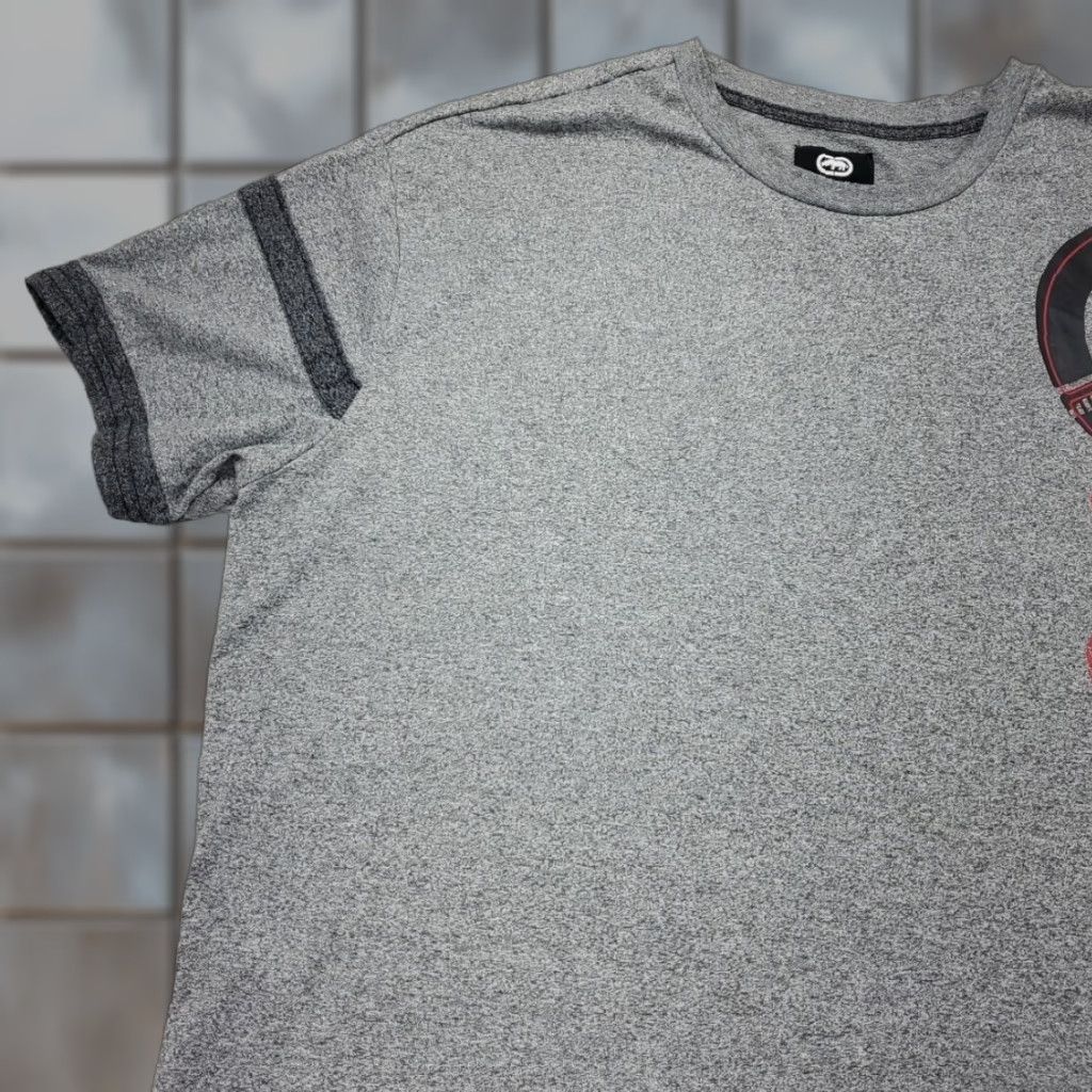 Ecko Unltd. Ecko Unltd T-Shirt Mens 3XL XXXL Short Sleeve Crew Neck 2 Tone Gray Rhino Logo Embroidered Graphic Tee Size US XXL / EU 58 / 5 - 1 Thumbnail