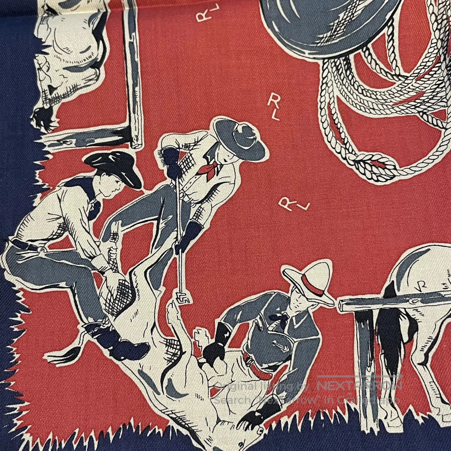 RRL Ralph Lauren Ralph Lauren Polo Square Scarf. Size ONE SIZE - 7 Thumbnail