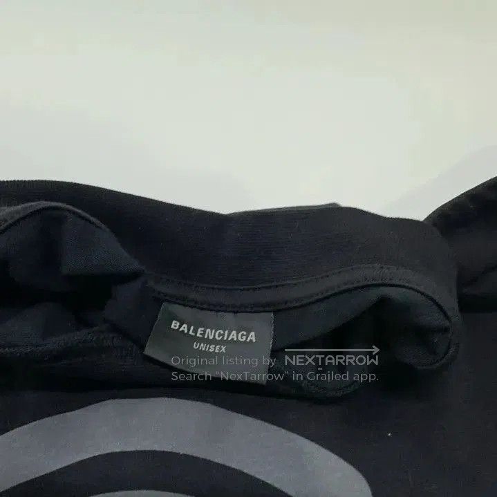 Balenciaga Balenciaga Black Logo Short Sleeve T. Size US XS / EU 42 / 0 - 4 Thumbnail
