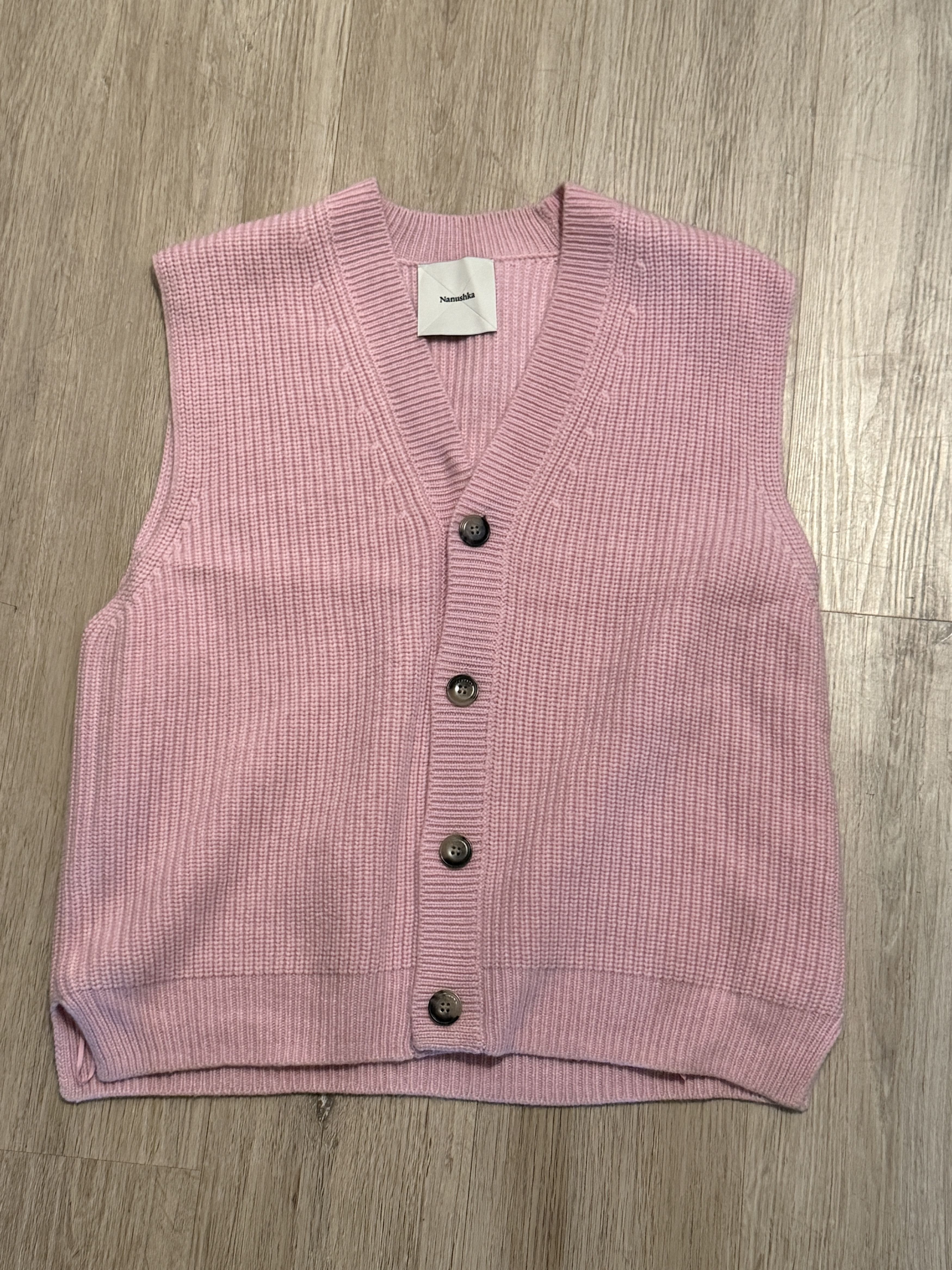Nanushka nanushka pink knit vest Size US M / EU 48-50 / 2 - 1 Thumbnail
