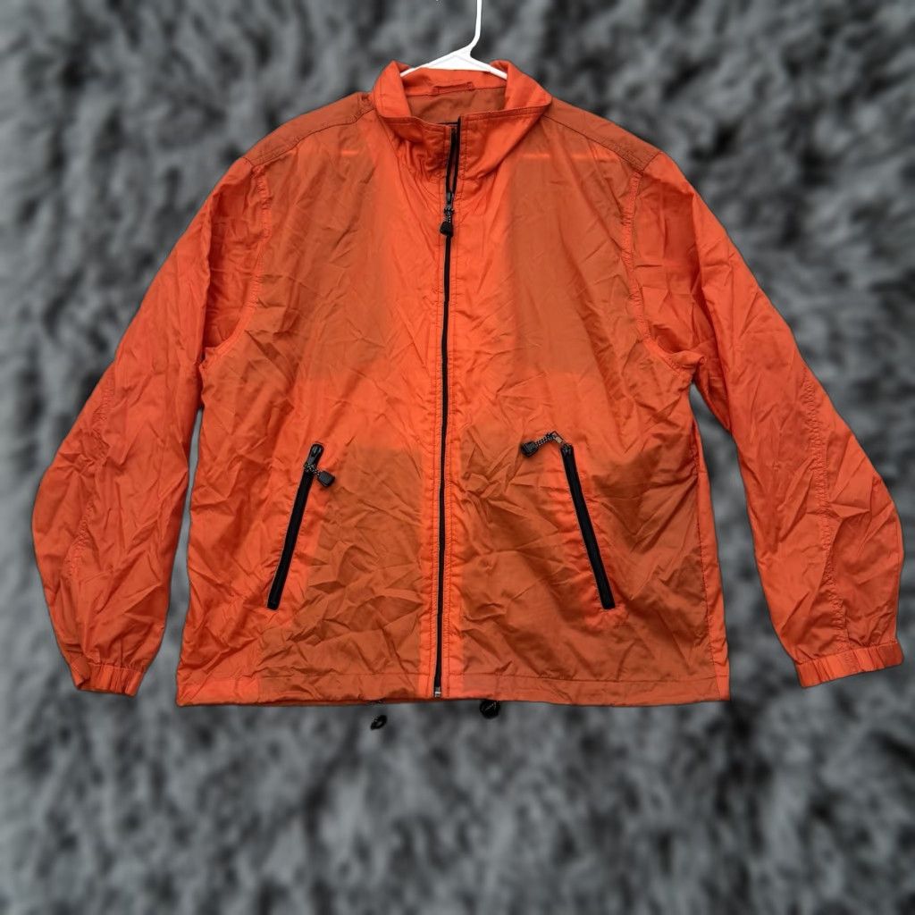 Vintage VINTAGE Y2K Nylon Windbreaker Aberdeen Collection Windbreaker L Orange 90s Outdoor Grunge Skater Hiking Utility Men's Jacket Full Zip Pockets Size US L / EU 52-54 / 3 - 1 Thumbnail