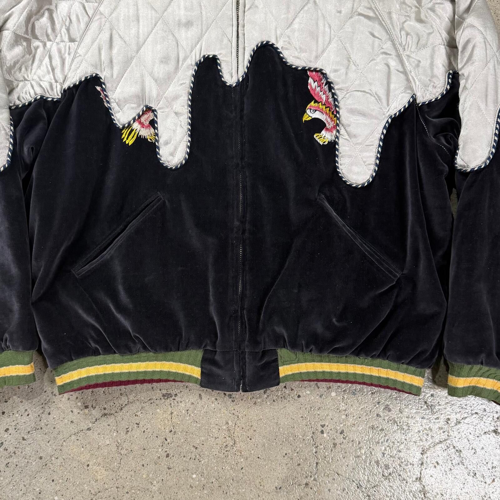 Kapital Kapital Sulfur Dyed Velveteen Toro-Toro Souvenir Jacket Size US L / EU 52-54 / 3 - 3 Thumbnail