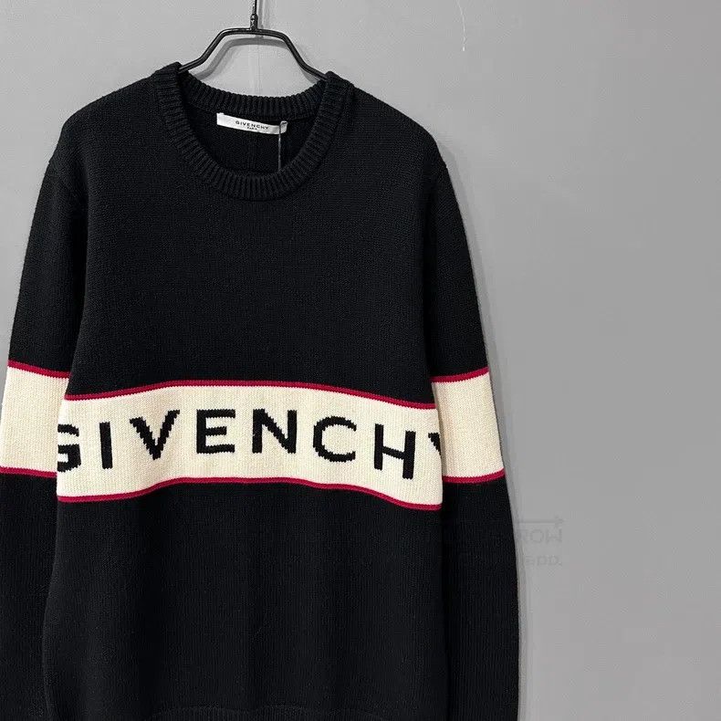 Givenchy Givenchy Classic Striped Logo Sweater Size US M / EU 48-50 / 2 - 2 Thumbnail
