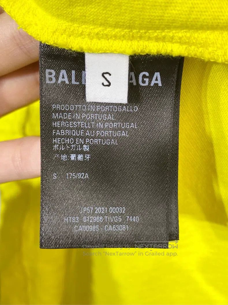 Balenciaga Balenciaga Short-sleeve T-shirt with letter print logo, ye Size US S / EU 44-46 / 1 - 6 Thumbnail