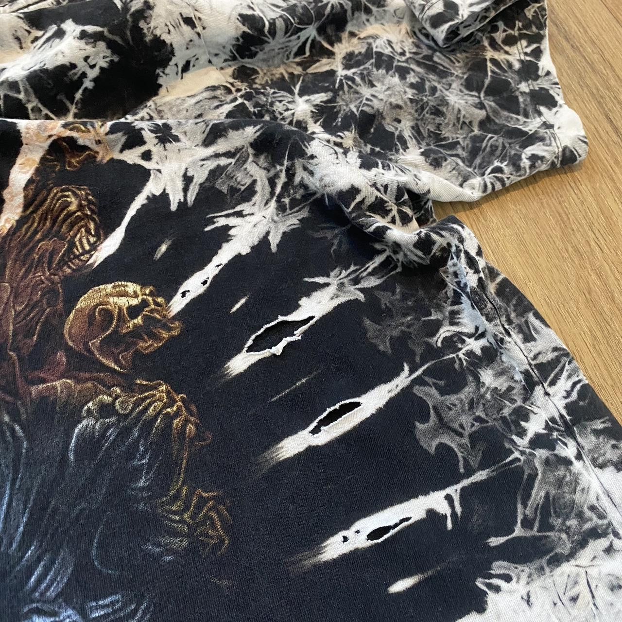 Other Black and white Wild Boxy Skeleton Death tie dye tee Size US S / EU 44-46 / 1 - 6 Thumbnail