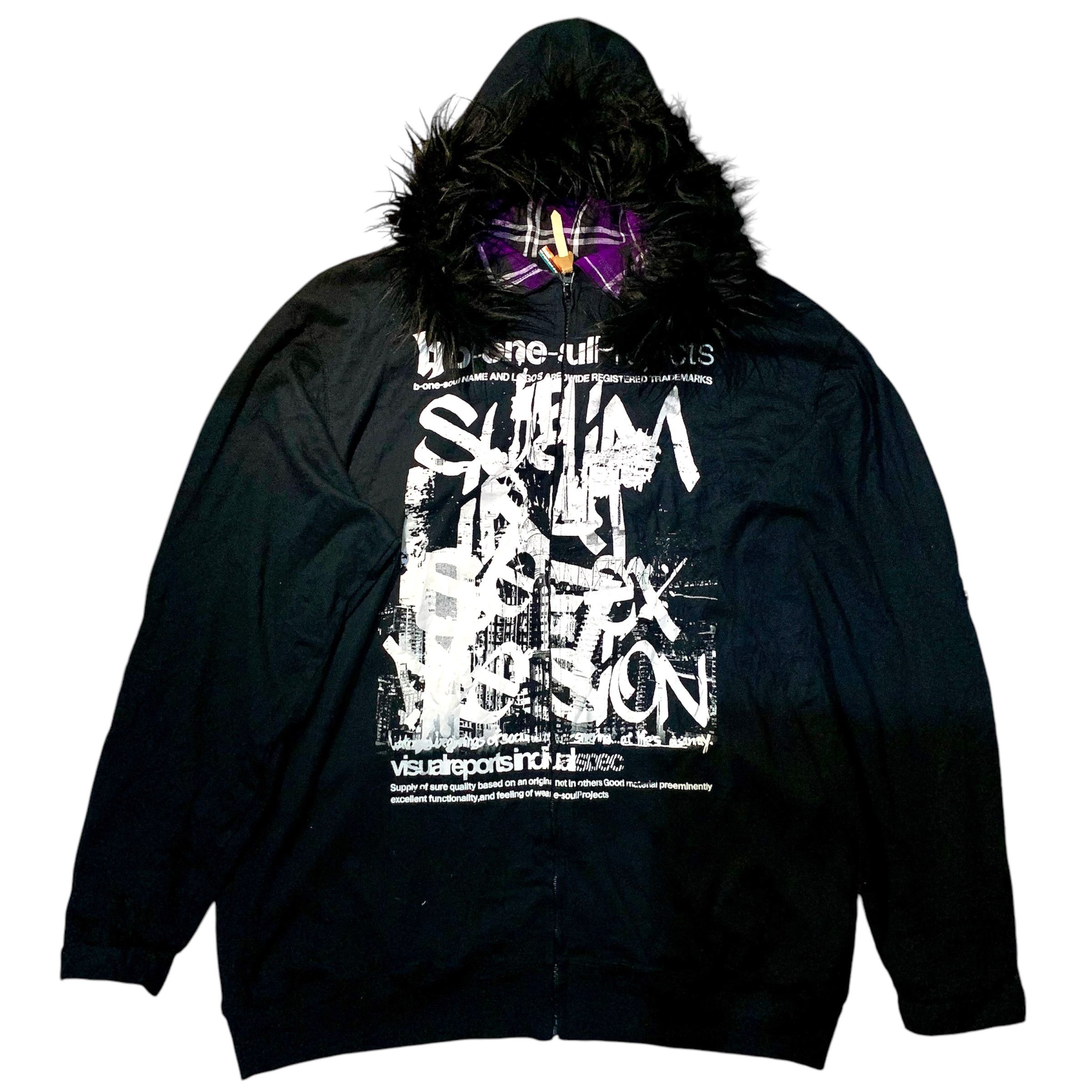 Soundless era fur hoodie Geaksx