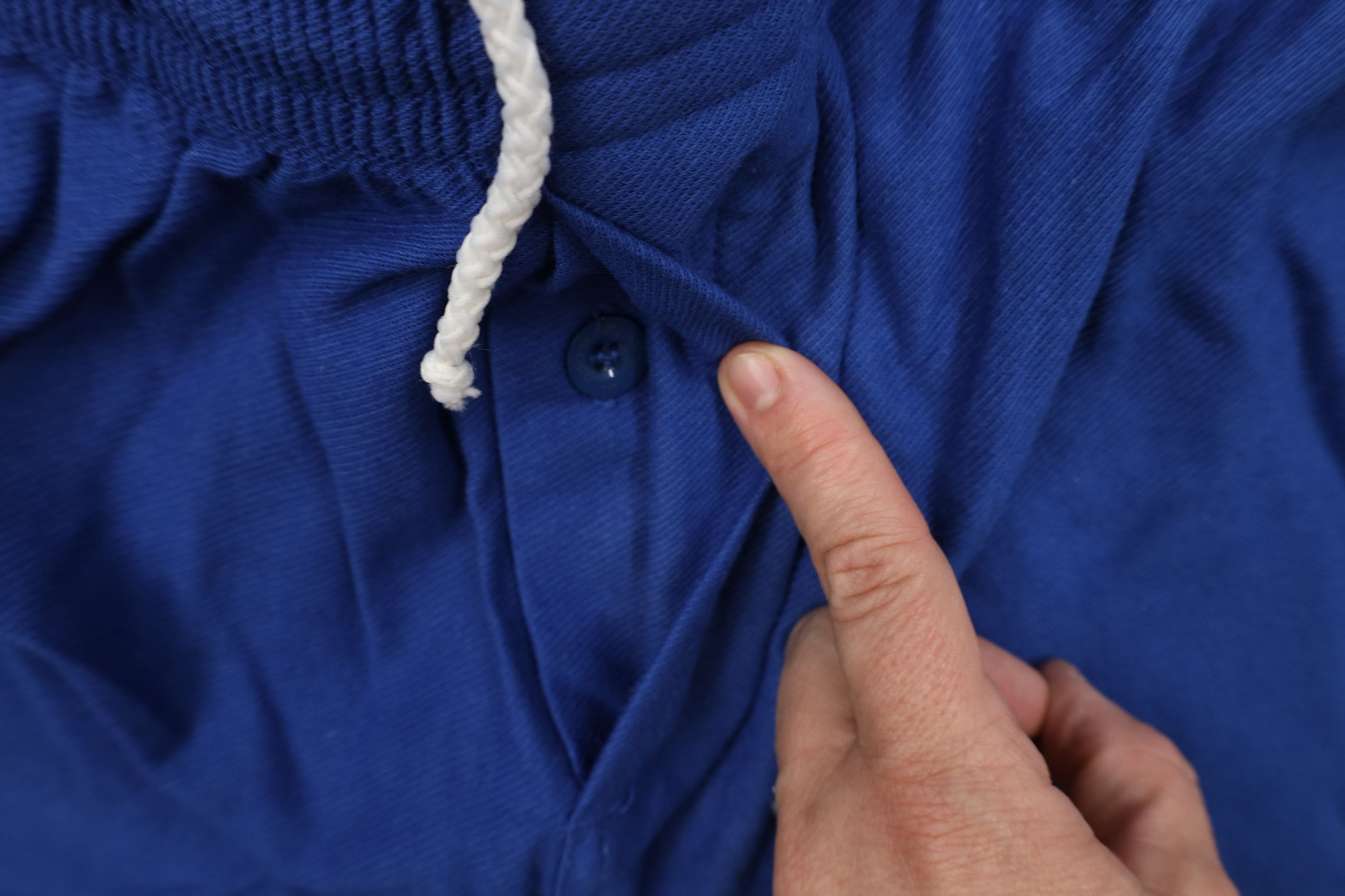 Vintage Deadstock Vintage 90s Adidas Above Shorts Royal Blue Cotton Size US 36 / EU 52 - 11 Thumbnail