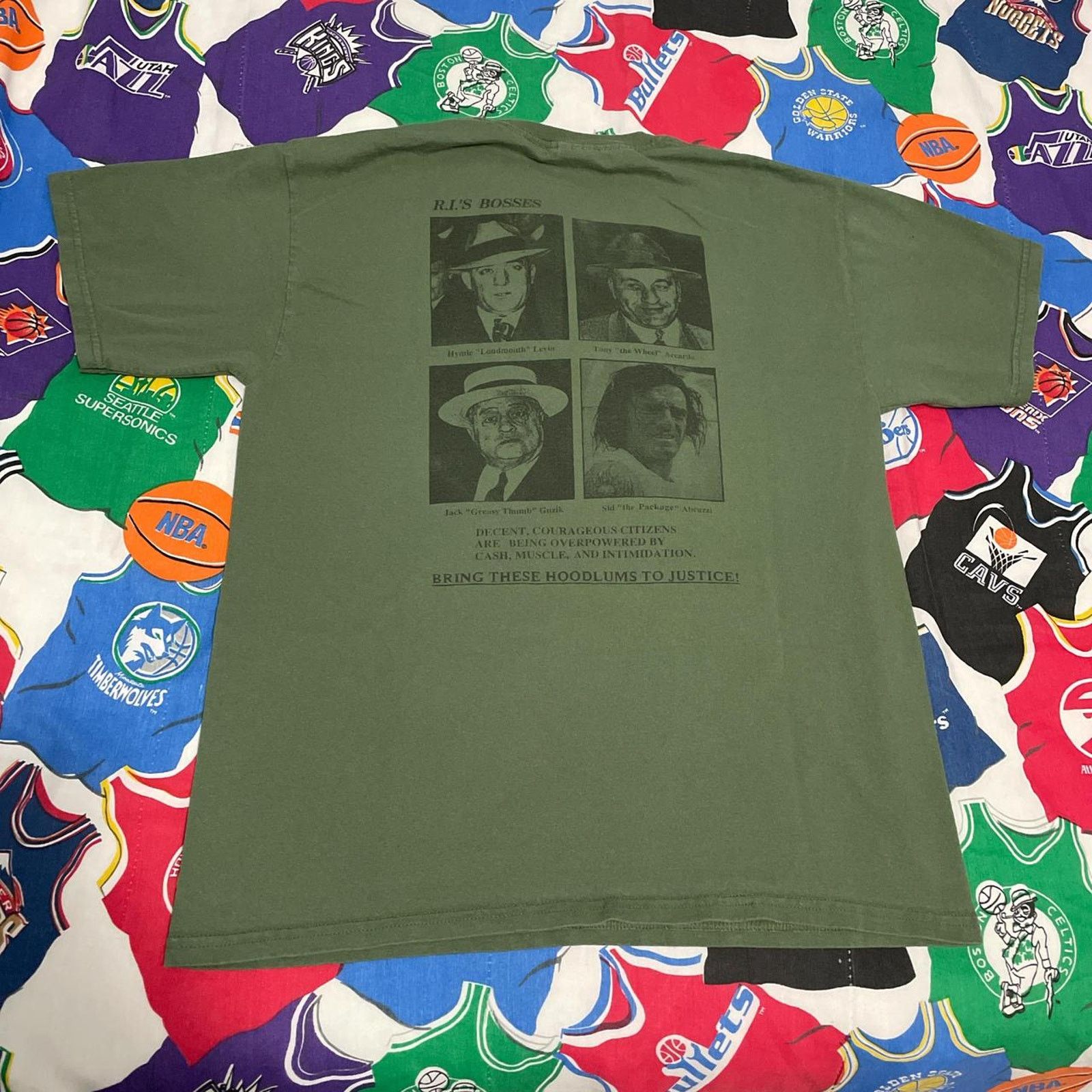 Vintage Y2K Water Bros. Sid Abruzzi Surf Skate and Loan Wanted Tee Size US L / EU 52-54 / 3 - 1 Thumbnail