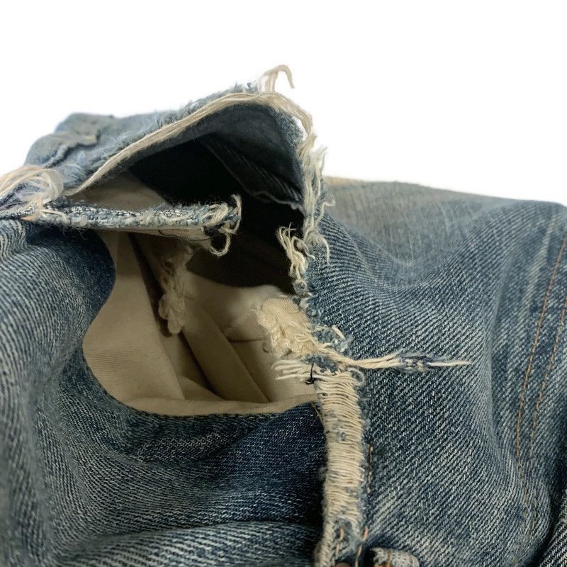 Undercover Undercover 2004AW “But Beautiful” 68 Red Yarn Jeans Size US 33 - 8 Thumbnail
