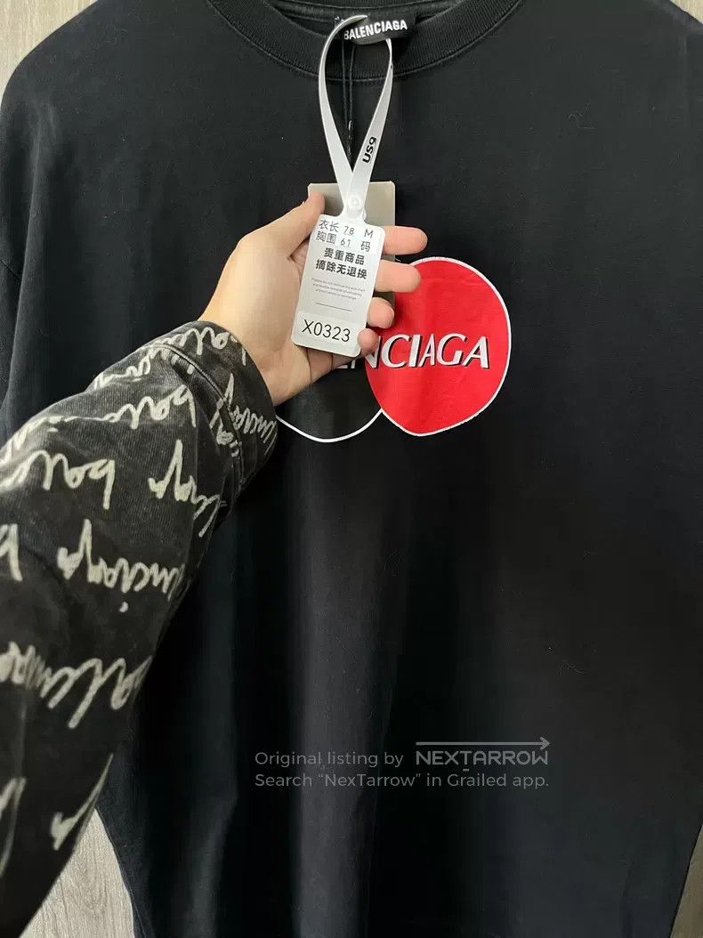Balenciaga Balenciaga Mastercard Short Sleeve Size US M / EU 48-50 / 2 - 4 Thumbnail