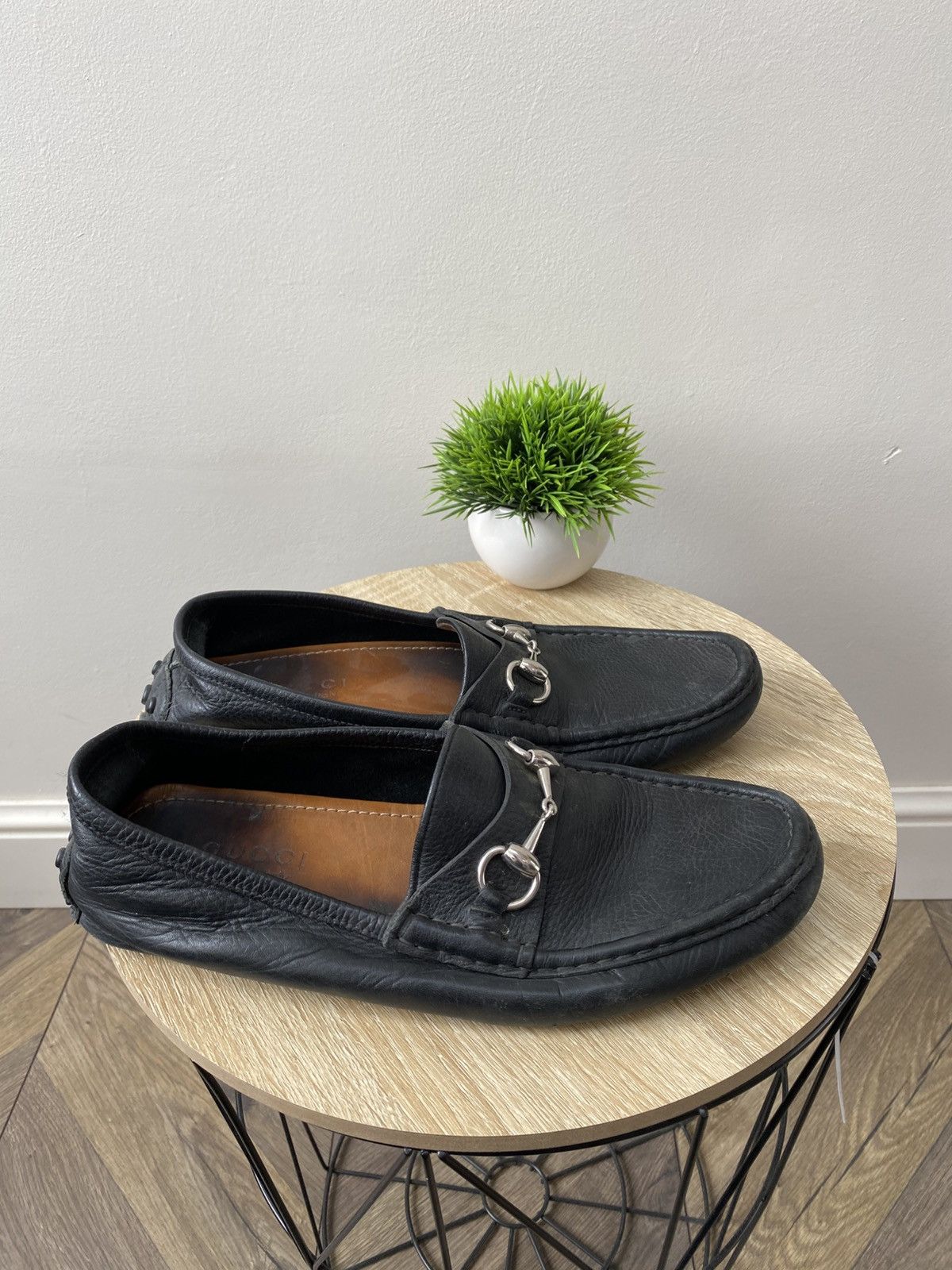 Gucci Vintage Gucci Luxury Leather Loafers Size US 9.5 / EU 42-43 - 2 Thumbnail
