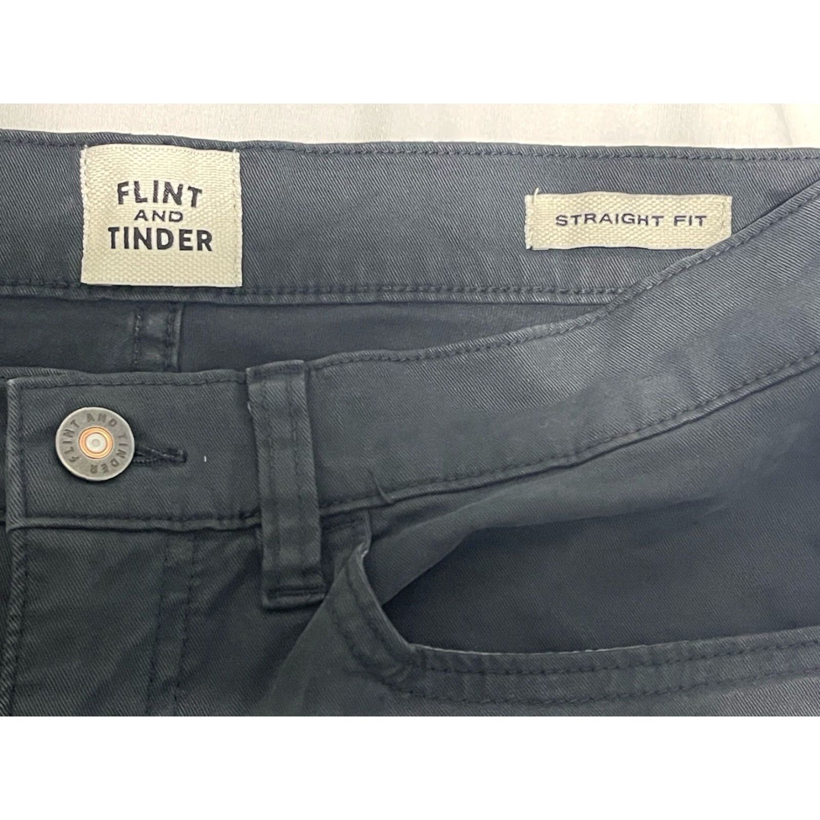 Flint And Tinder VINTAGE Flint and Tinder Men's Chino Pants 30x30 Navy Casual Workwear Modern Size US 30 / EU 46 - 2 Thumbnail