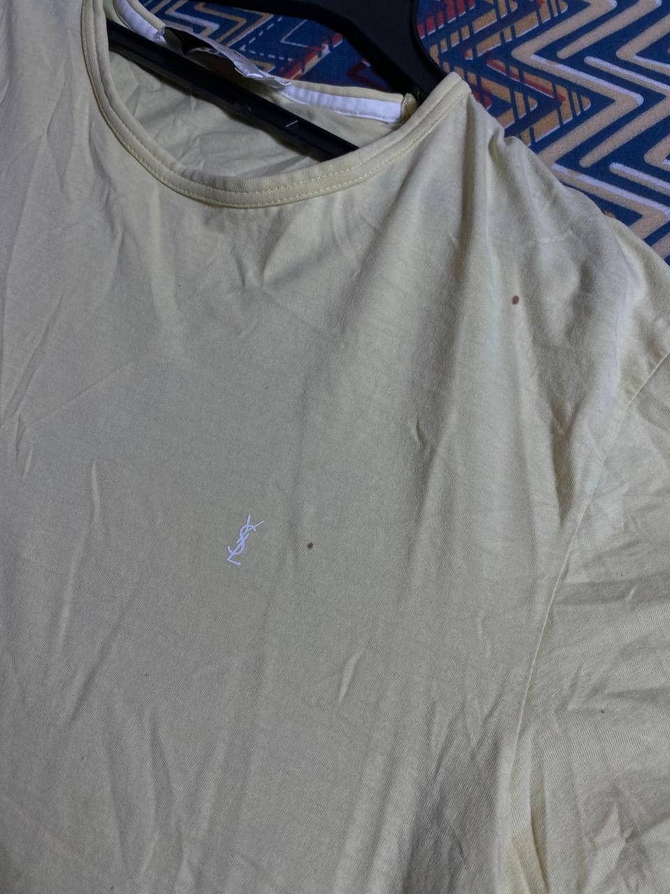 Yves Saint Laurent T-Shirt Yves Saint Laurent white luxury Y2K Vintage Size US XL / EU 56 / 4 - 8 Thumbnail