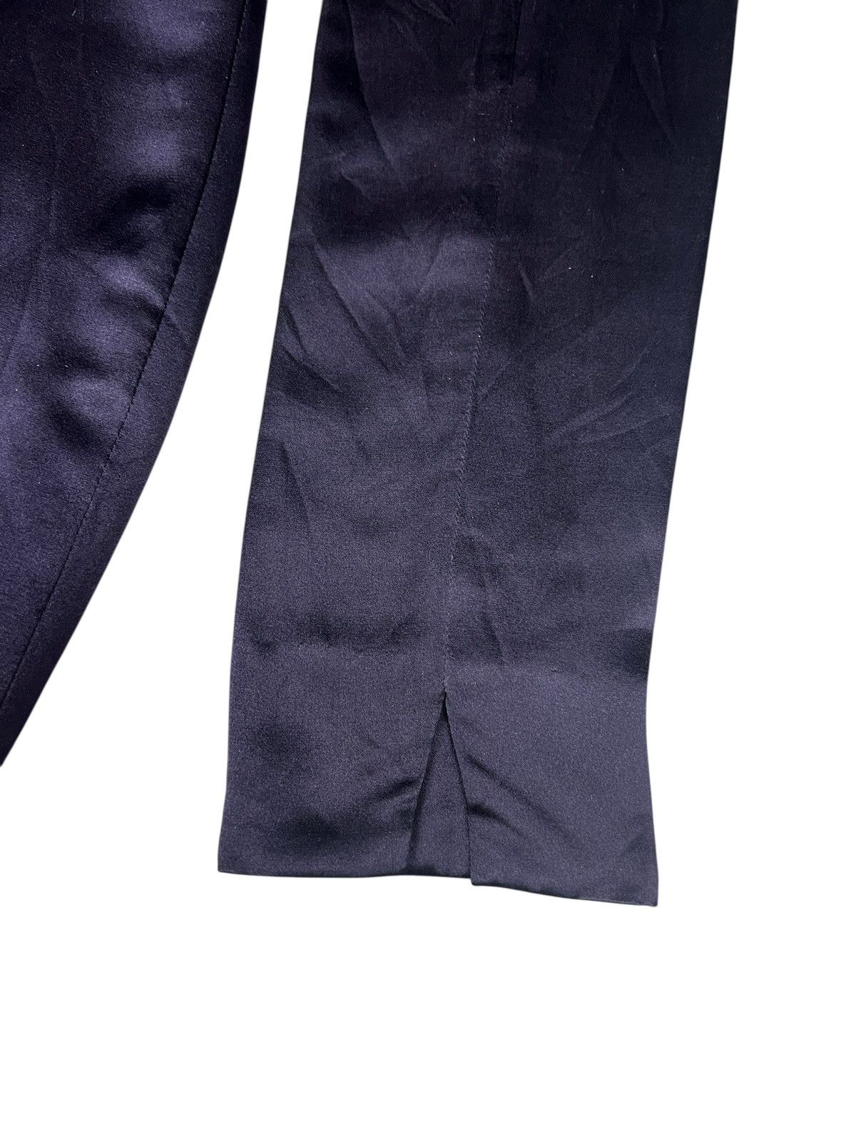 Romeo Gigli Archive 1990 Romeo Gigli Dark Purple Silk Maxi Dress Size S / US 4 / IT 40 - 10 Thumbnail