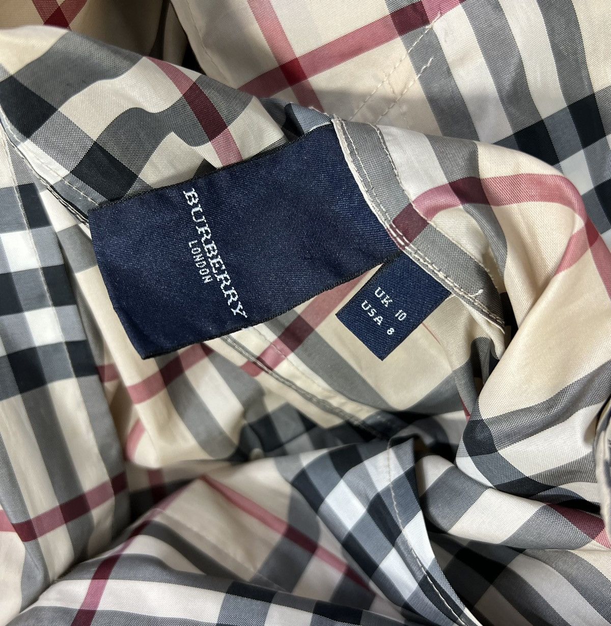 Burberry Women's Burberry London Full Pattern Check Coat Size M / US 6-8 / IT 42-44 - 3 Thumbnail